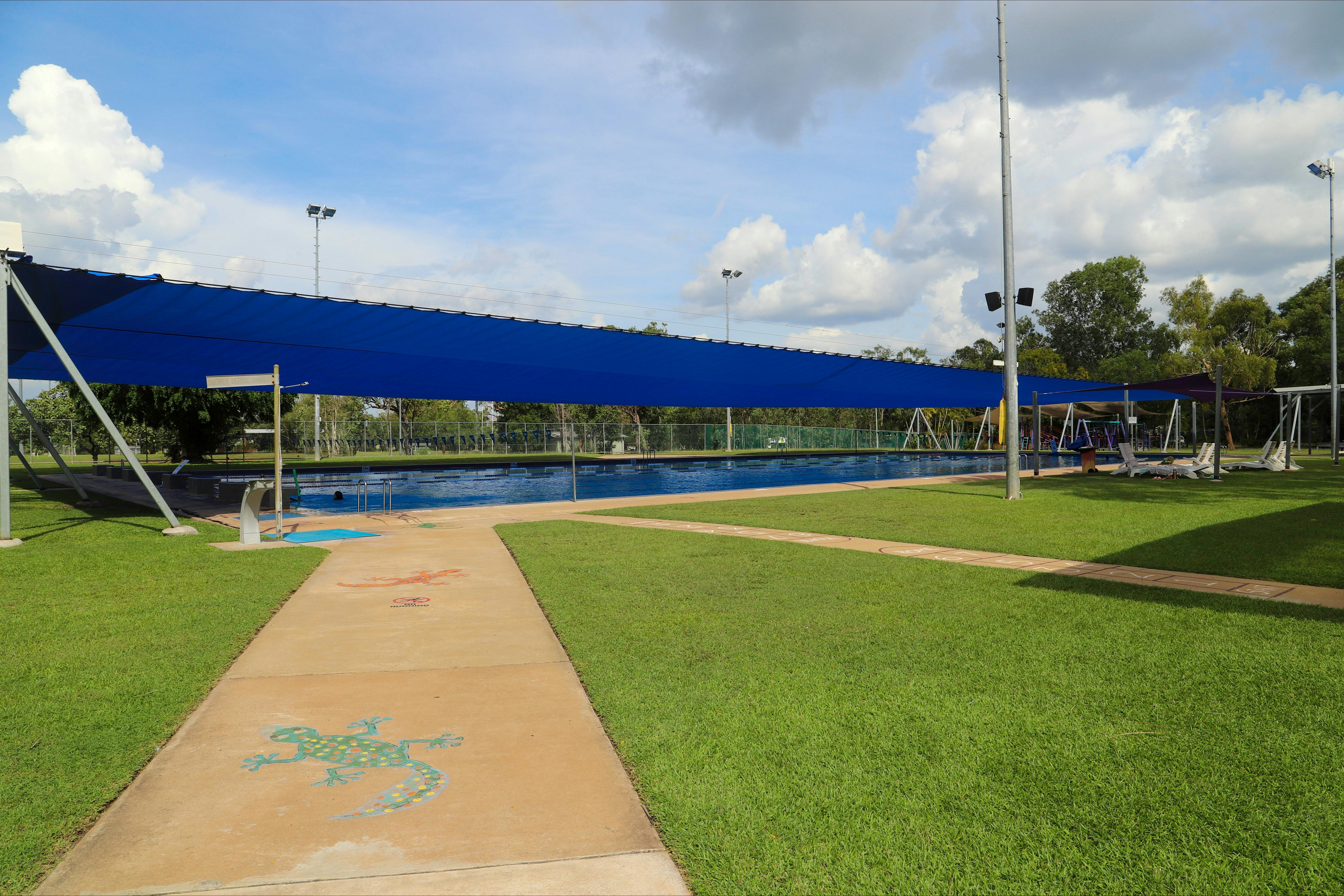 Jabiru Pool under shade