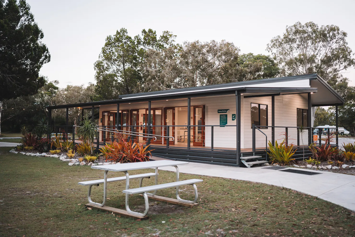 Communal camp kitchen