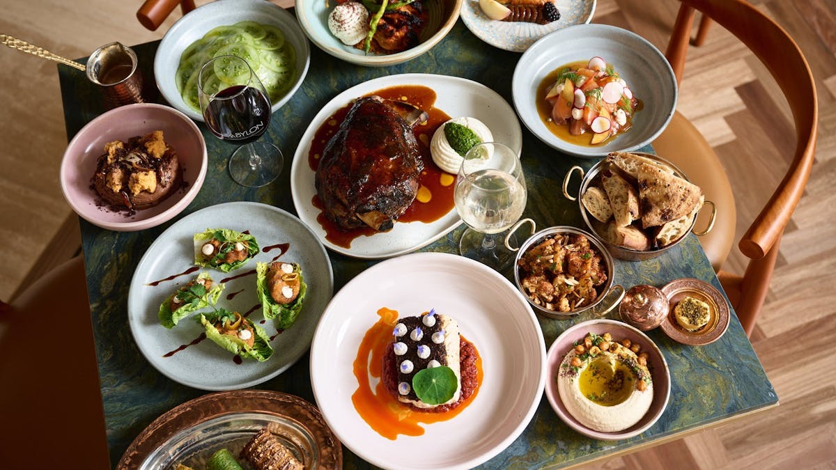 Delicious menu perfect for sharing
