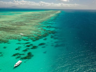 Pristine outer reef locations