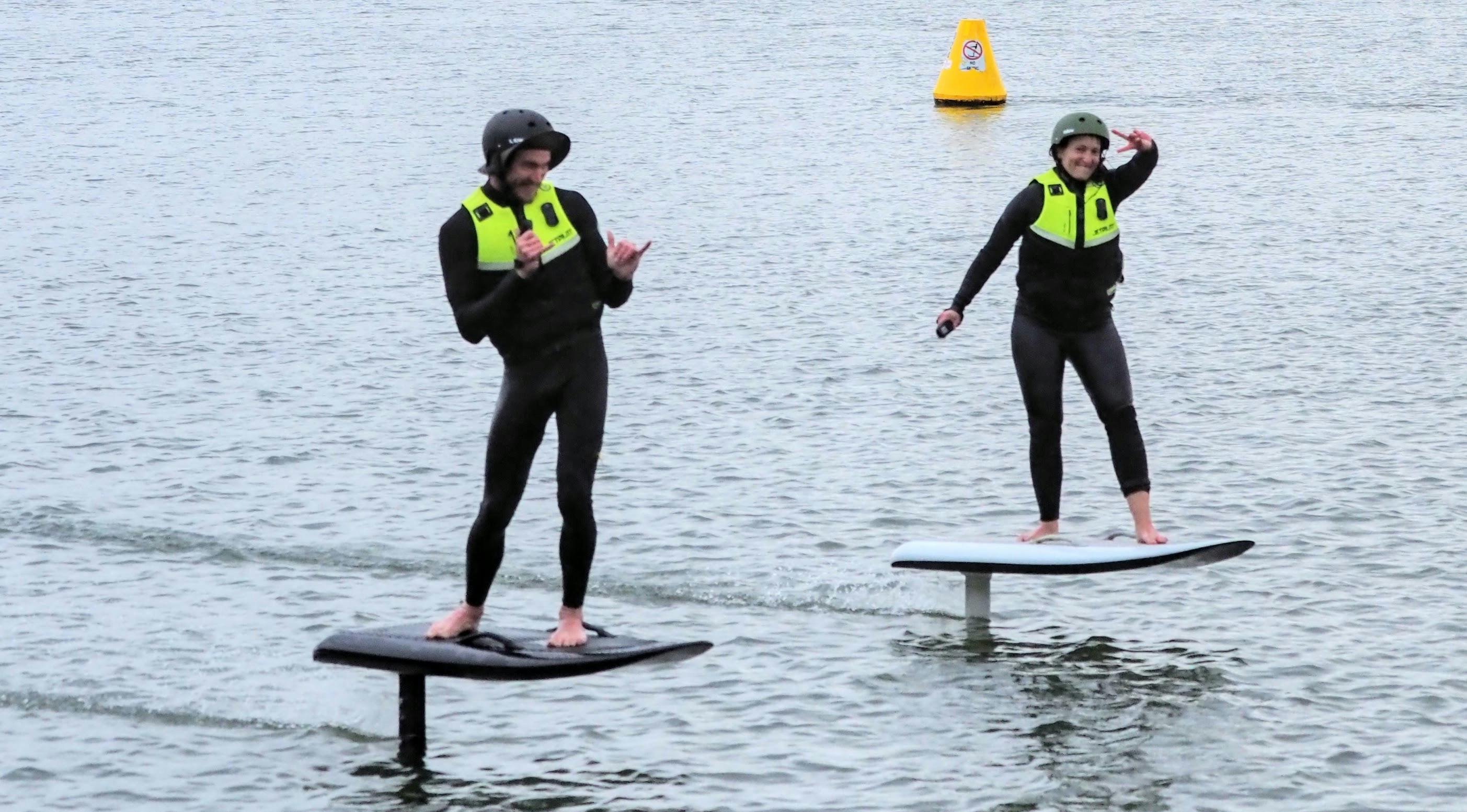 Ozfoiling efoiling fliteboard 烏朗加考夫斯港河樂趣挫敗河之旅飛行