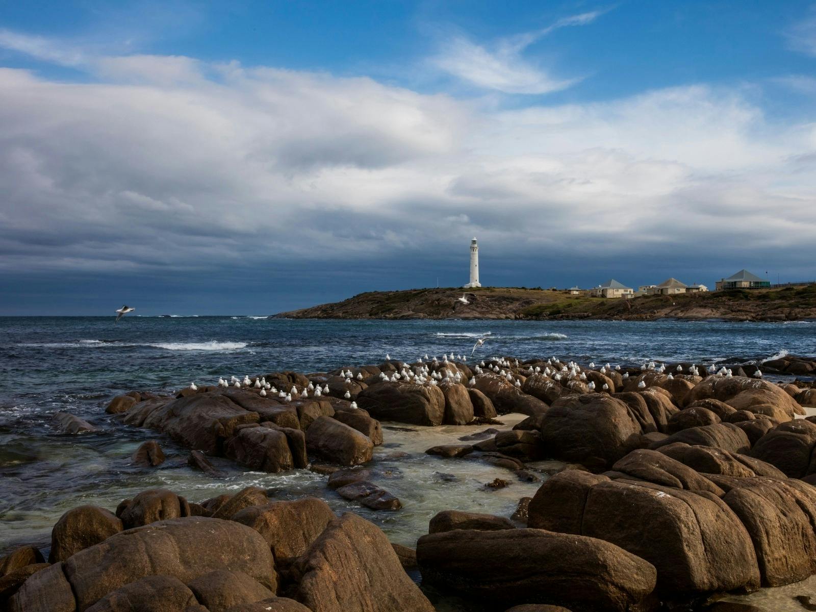 View of the Cape Leeuwin Lighthouse built 1895.