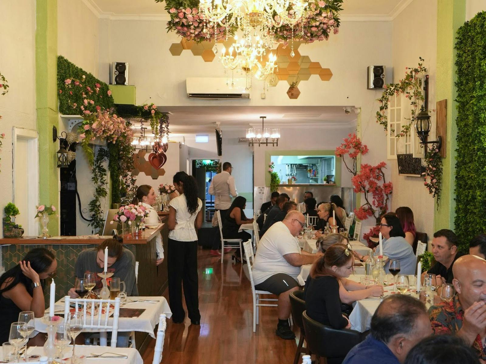 Inside Bloom Room Floral Aesthetic View