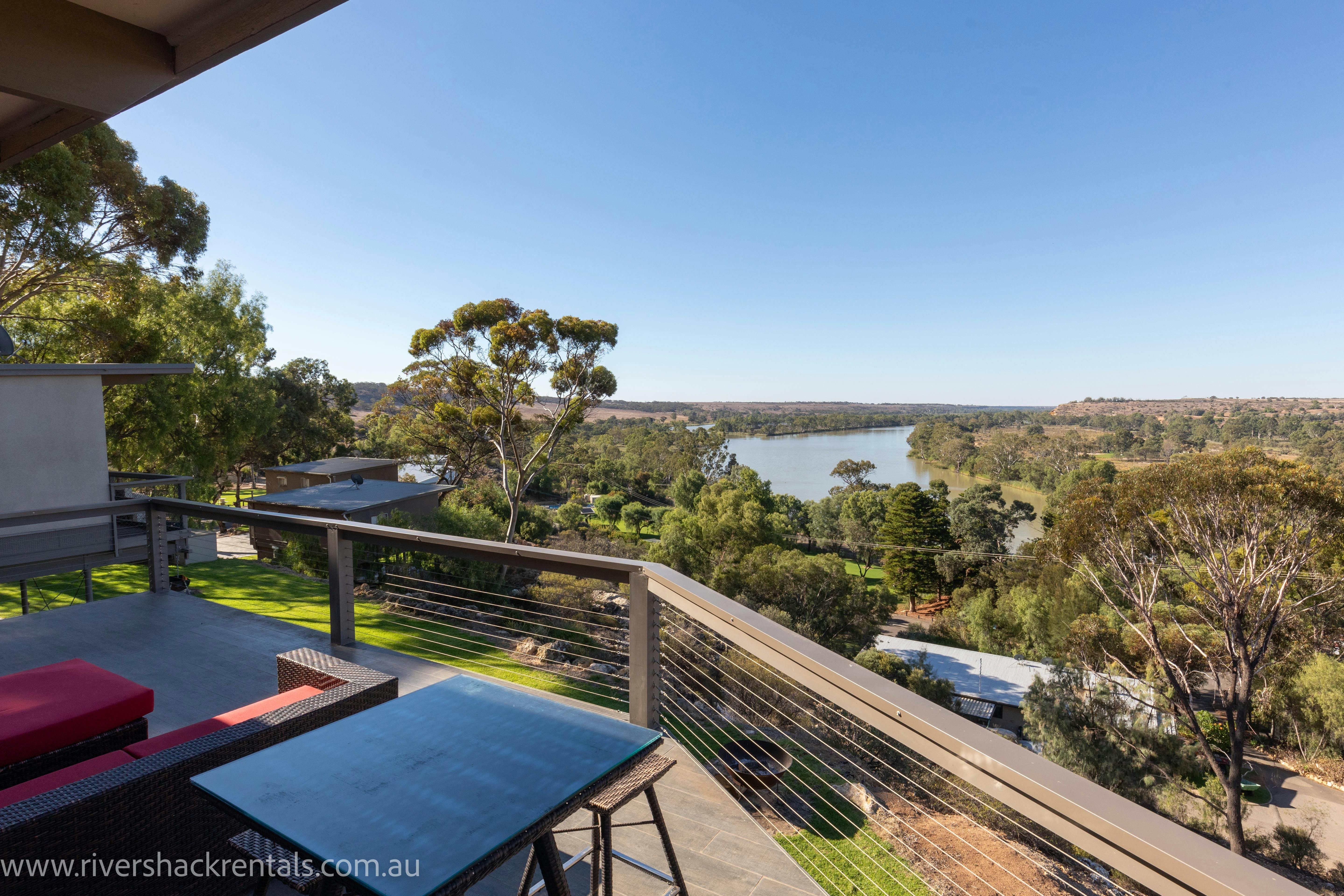 River views from the top level are stunning