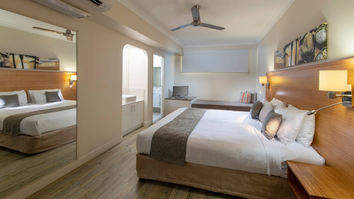 All apartments are one bedroom with King size bed