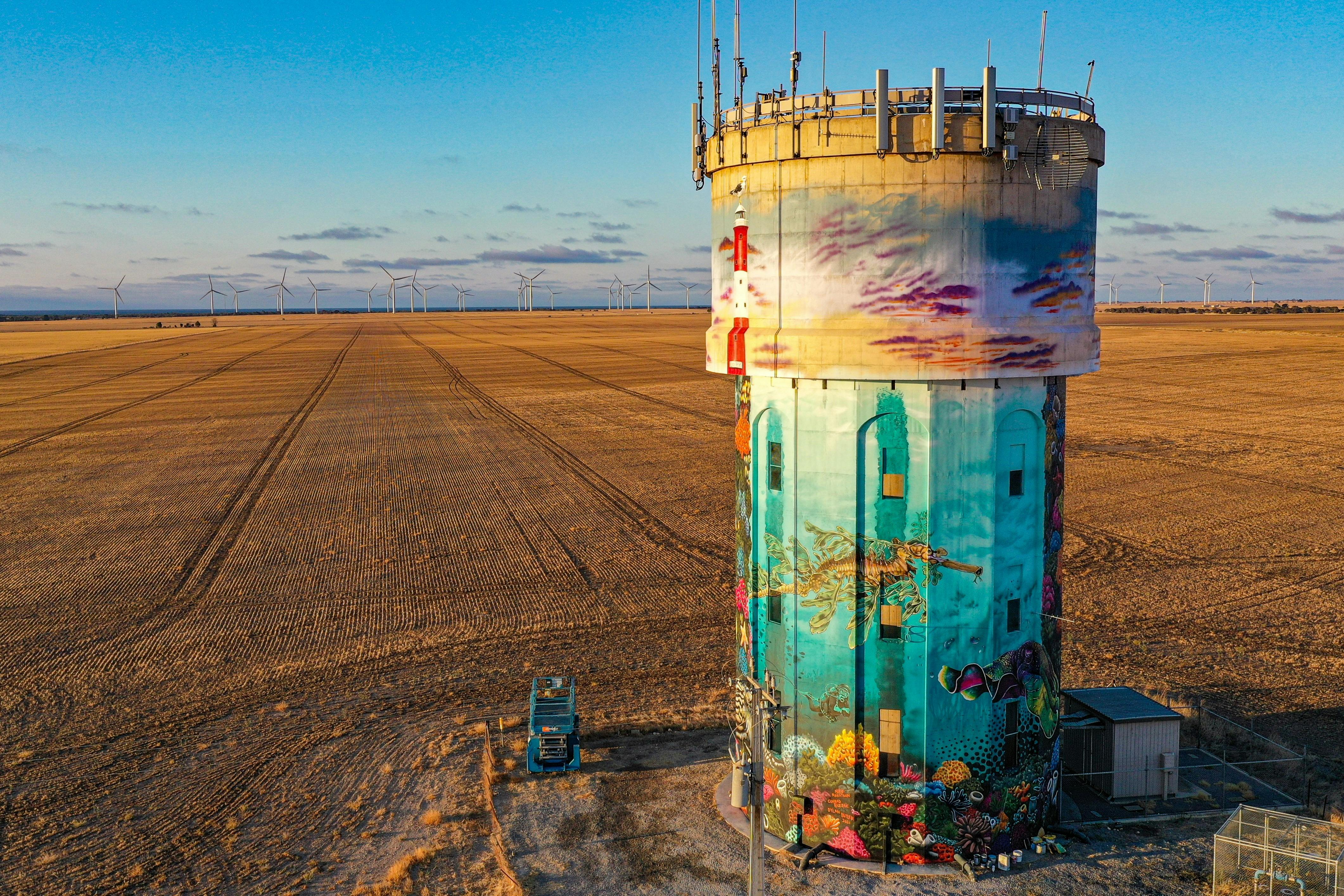 Edithburgh Water Tower Mural