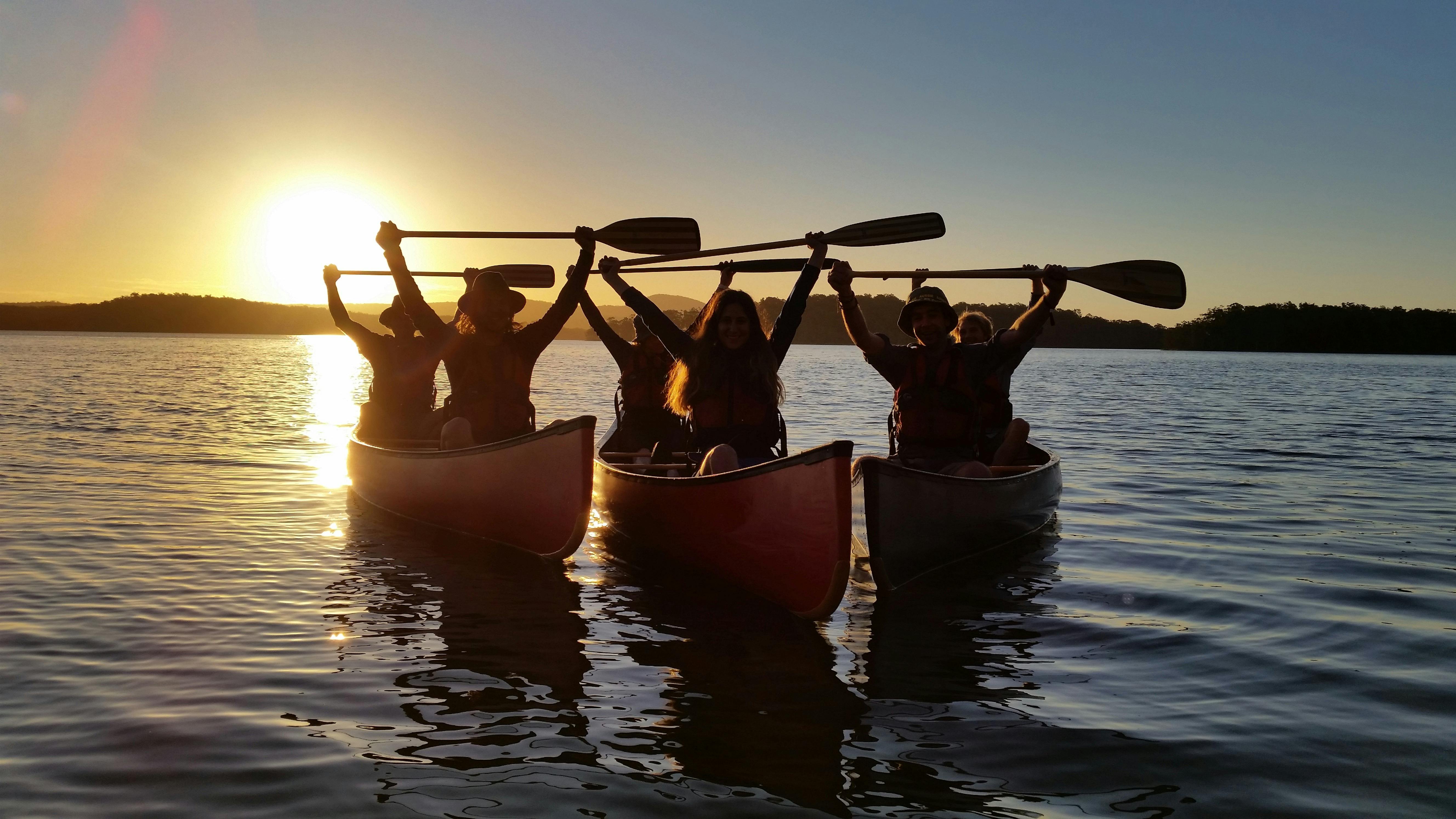 Sunset Canoe Tour NSW Holidays & Things to Do