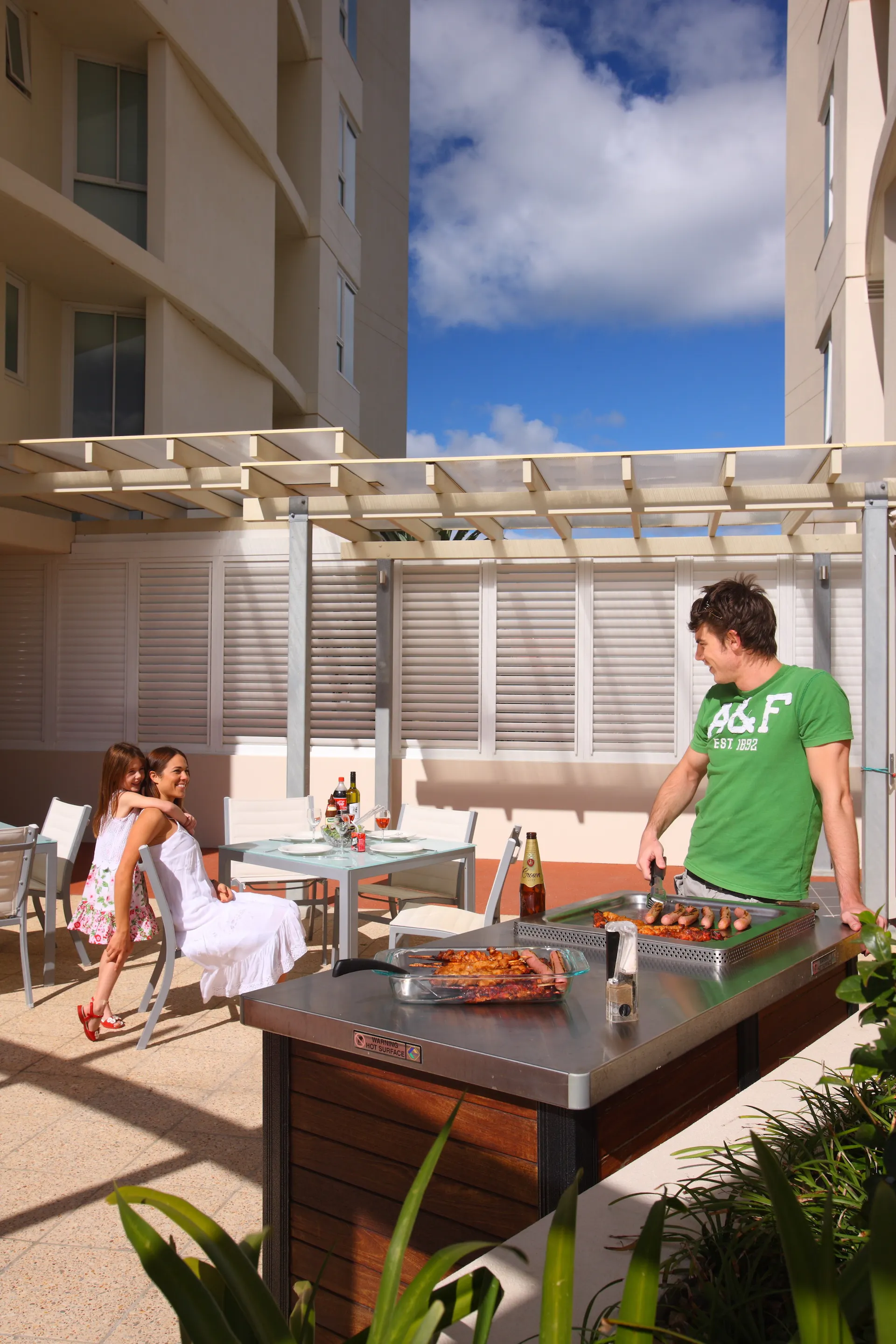 Aspect BBQs become a pool and BBQ feature for get togethers.