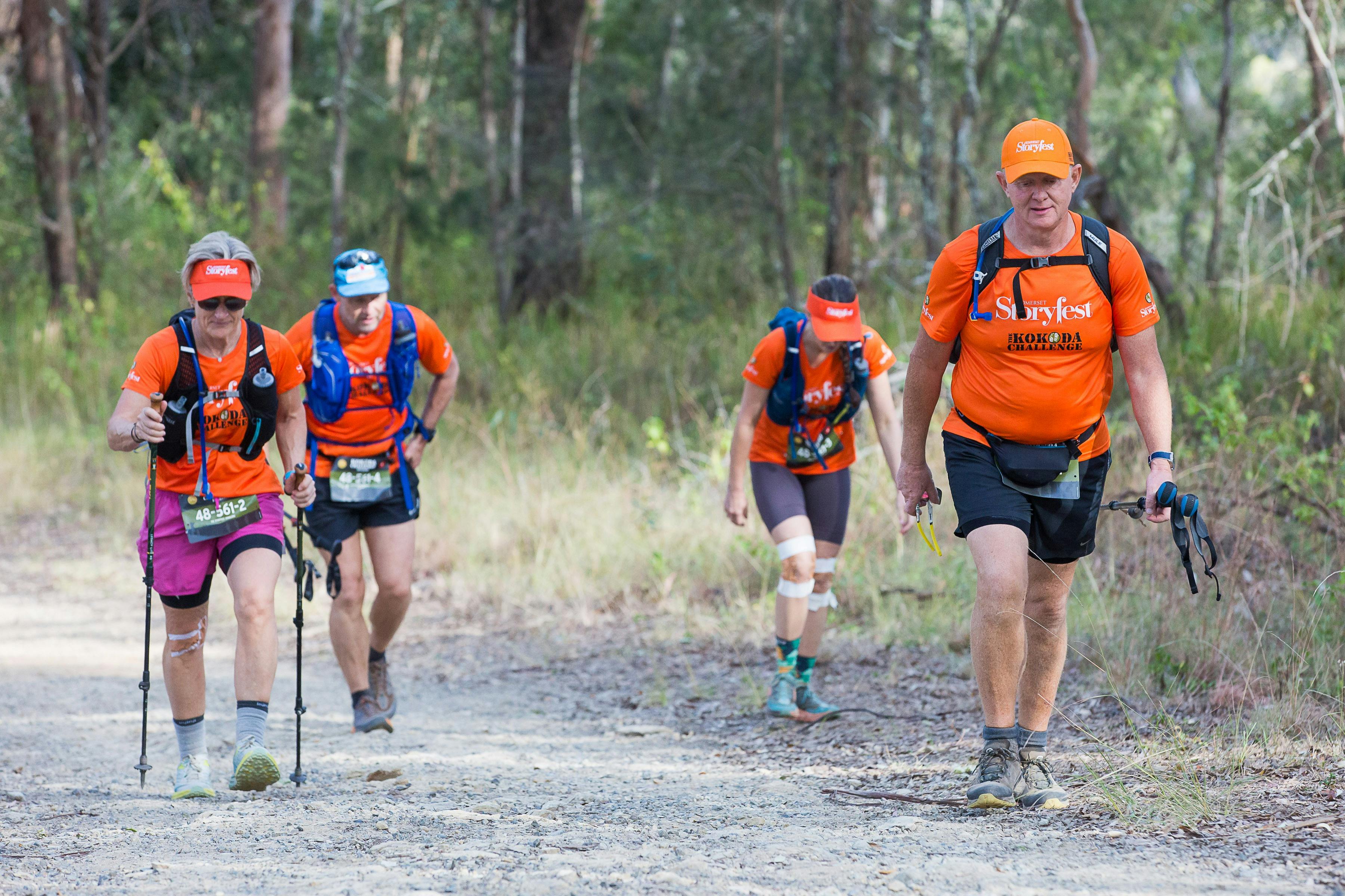 People hiking in Brookfield Brisbane Kokoda  Challenge