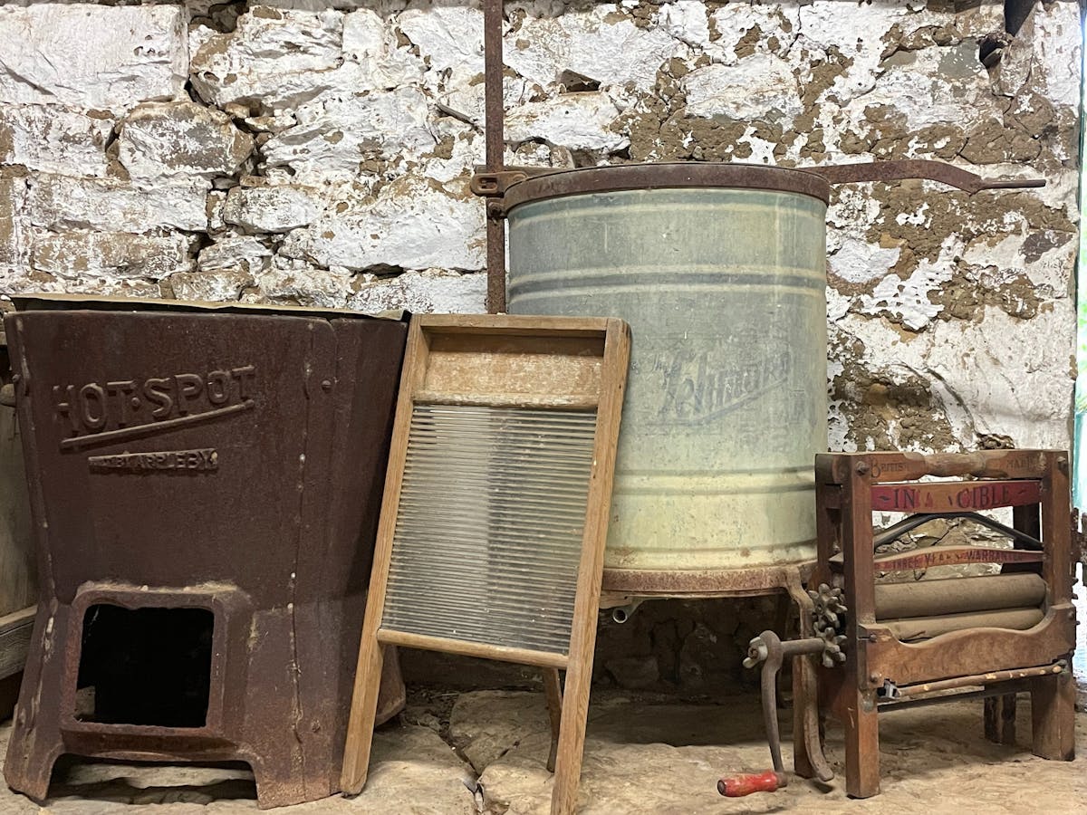 Domestic items in the museum at Darr River Downs, Longreach, Queensland