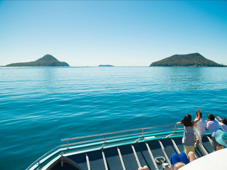 Cruising out to Broughton Island