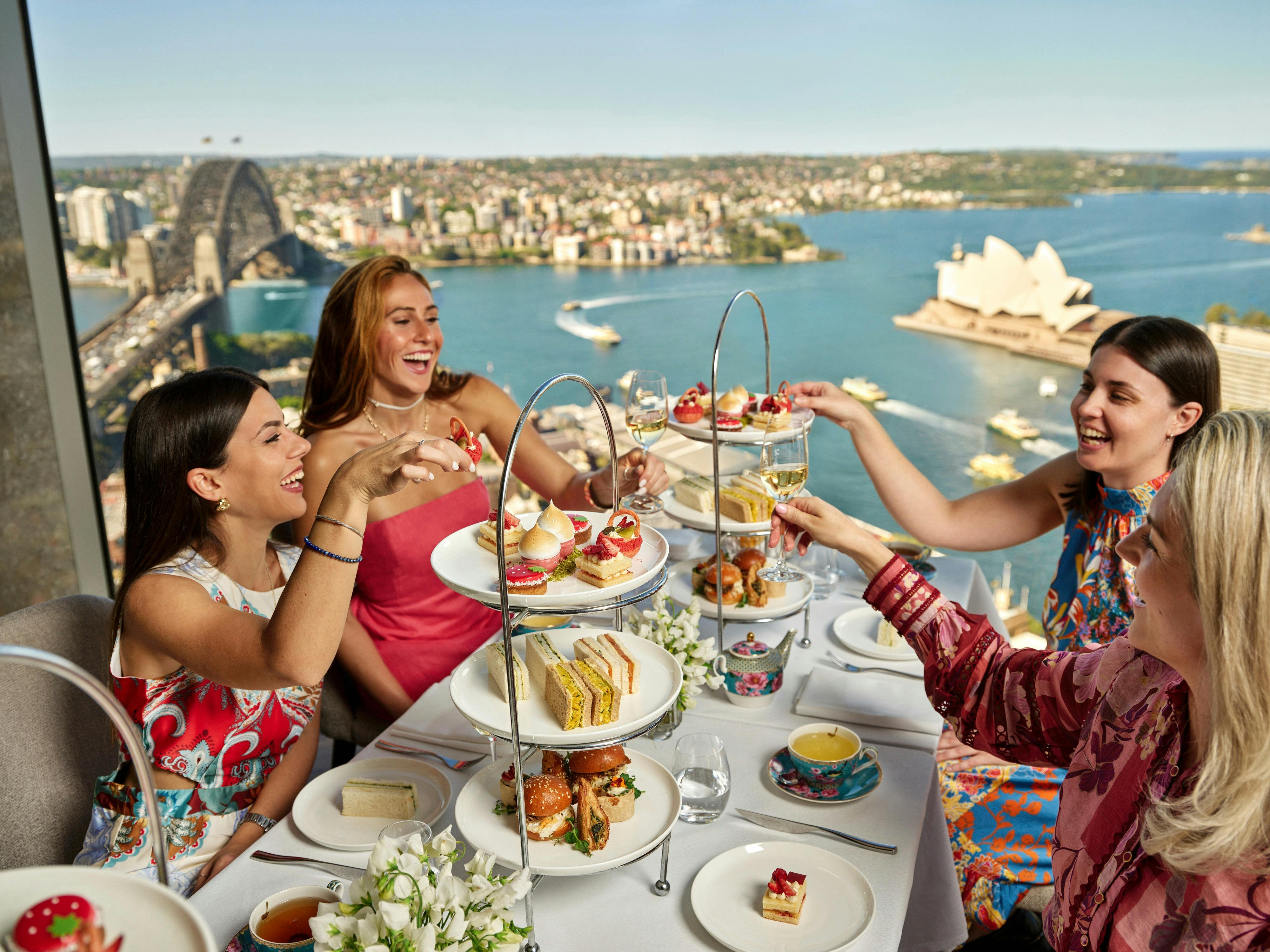 Pink Spring High Tea at Shangri-La Sydney