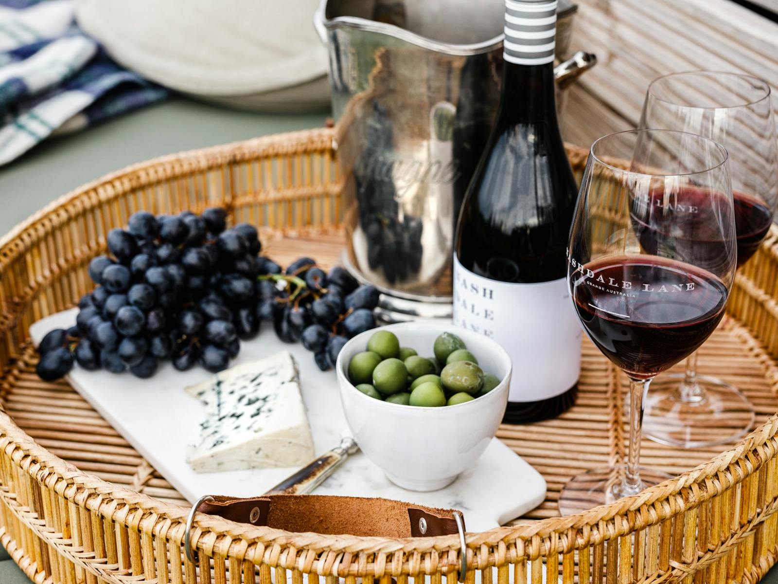 Bottle of shiraz when you book direct