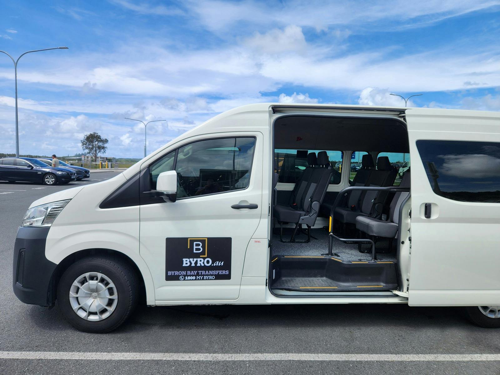 BYRO Shuttle Bus - upto 12 passengers