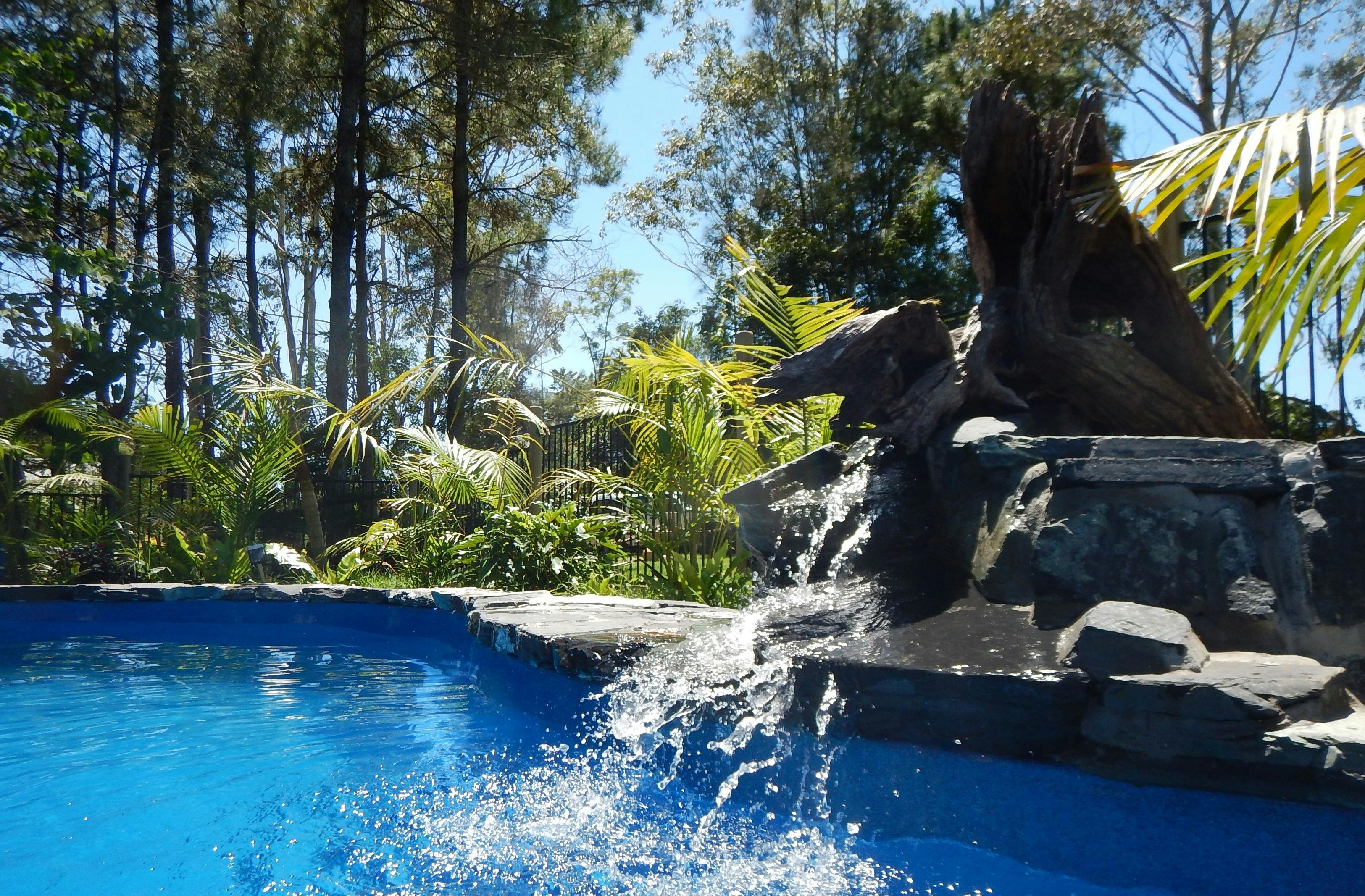 Private tropical pool at Sea Horse Diamond Beach