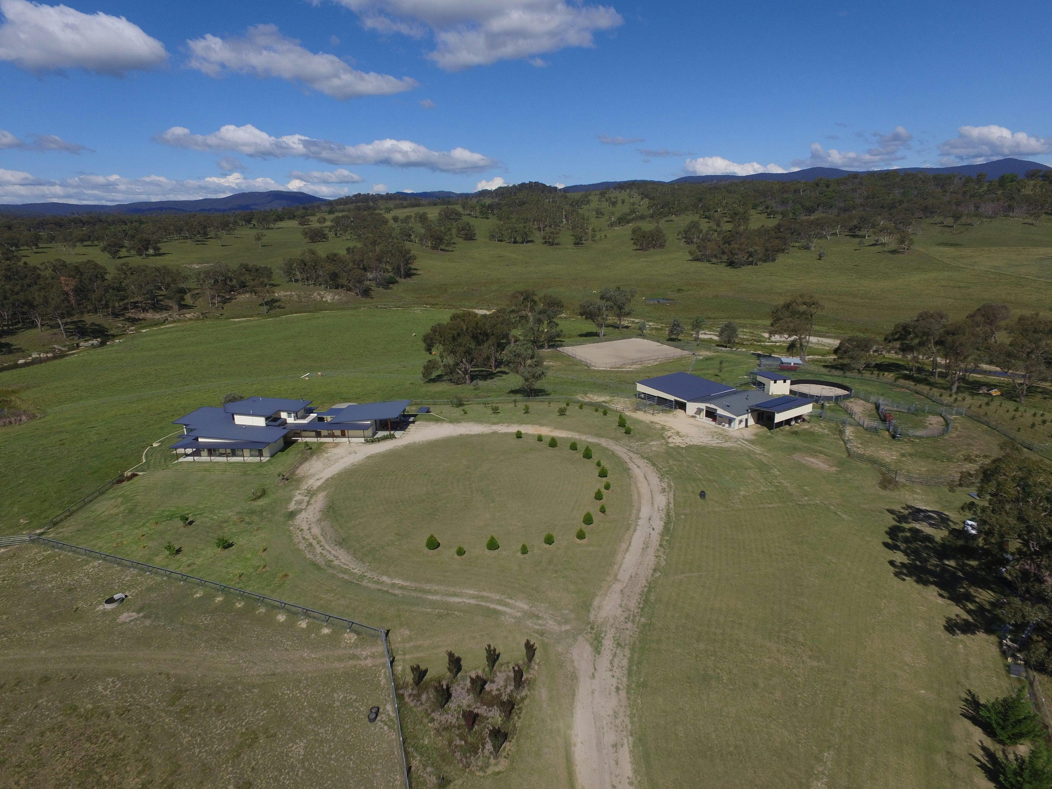 Aerial View of Donegal Horse and Farmstay at Sandy Flat