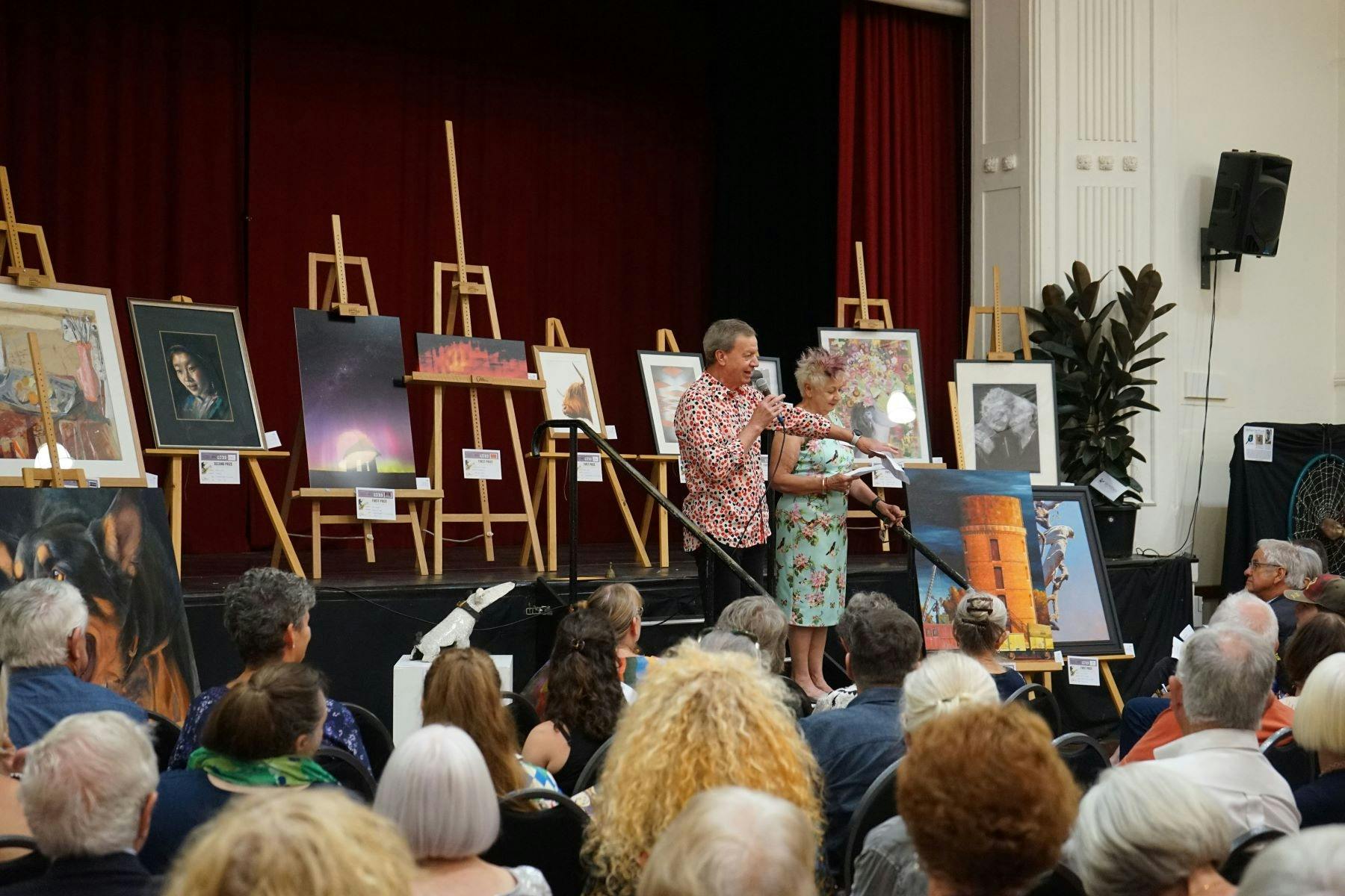 Formal speeches happen on the Friday night