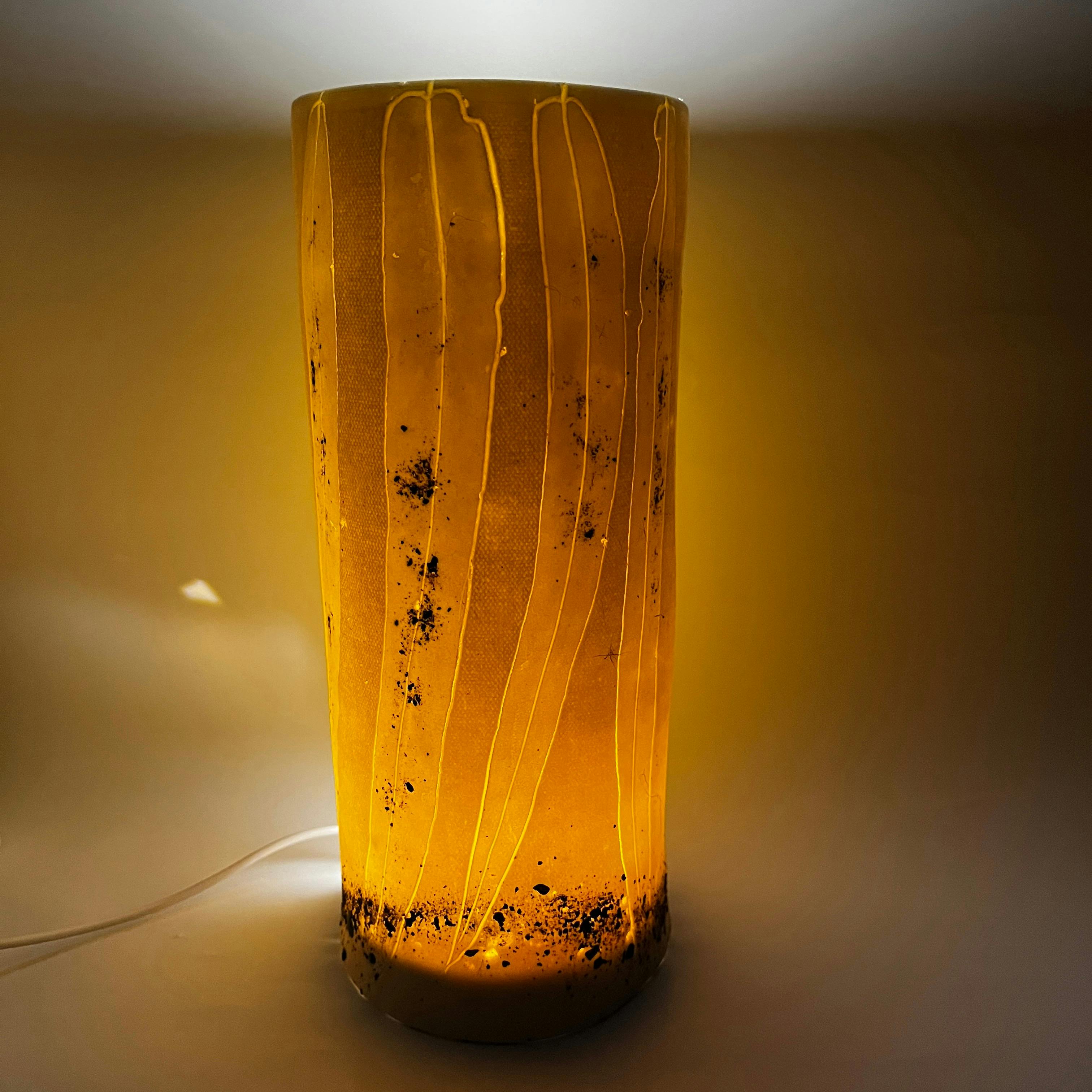 pottery, light, lamp, ceramics, handmade, tasmania, exhibition