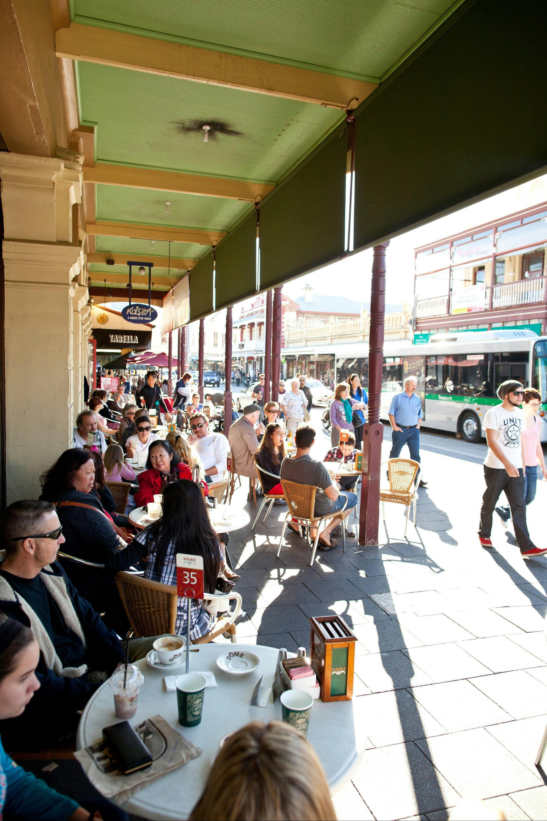Cappuccino strip, Fremantle, Western Australia