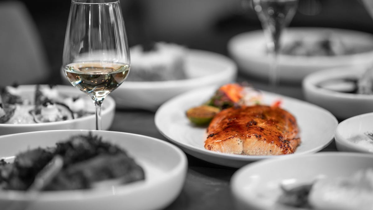 salmon share plate