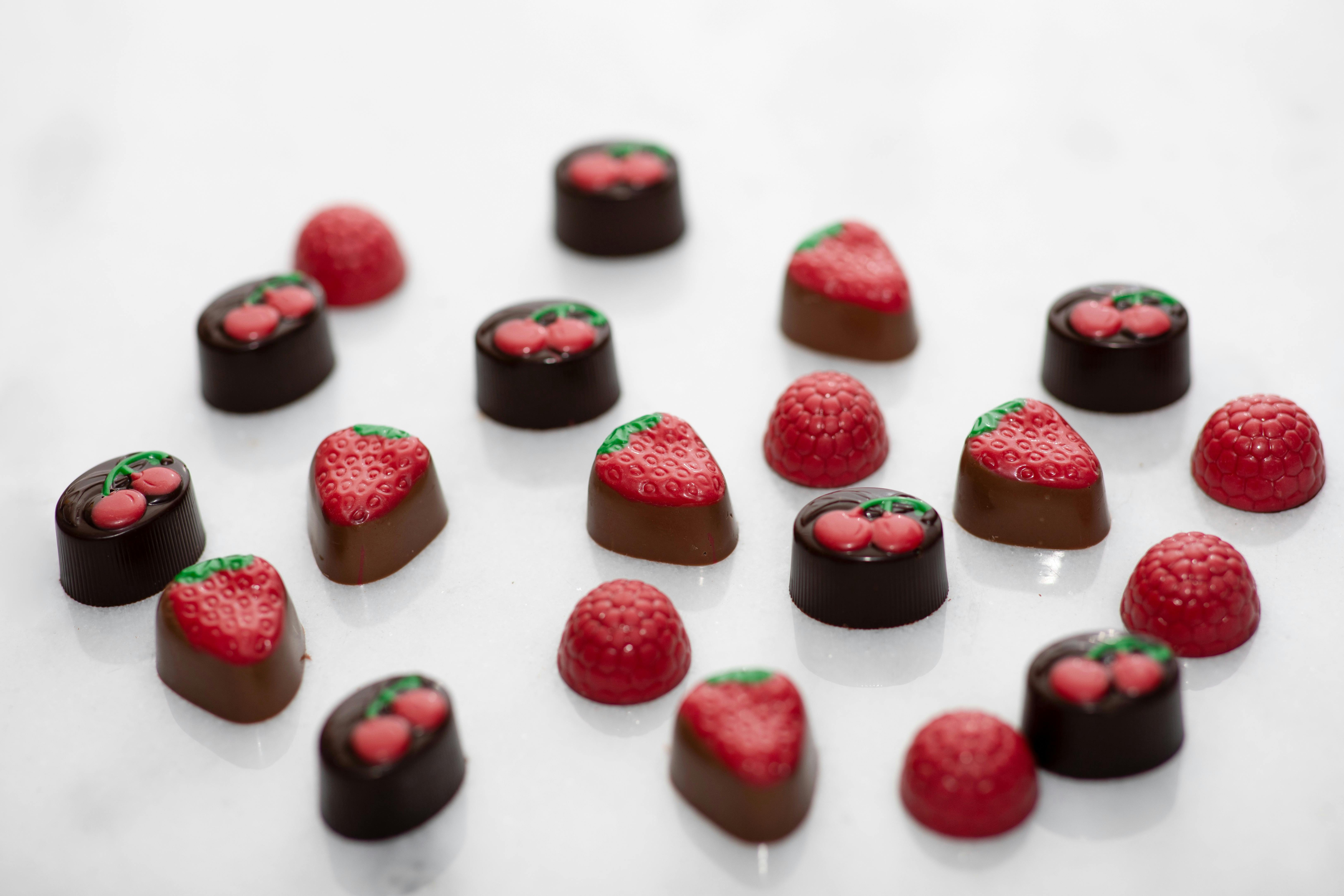 Strawberry dipped and chocolate