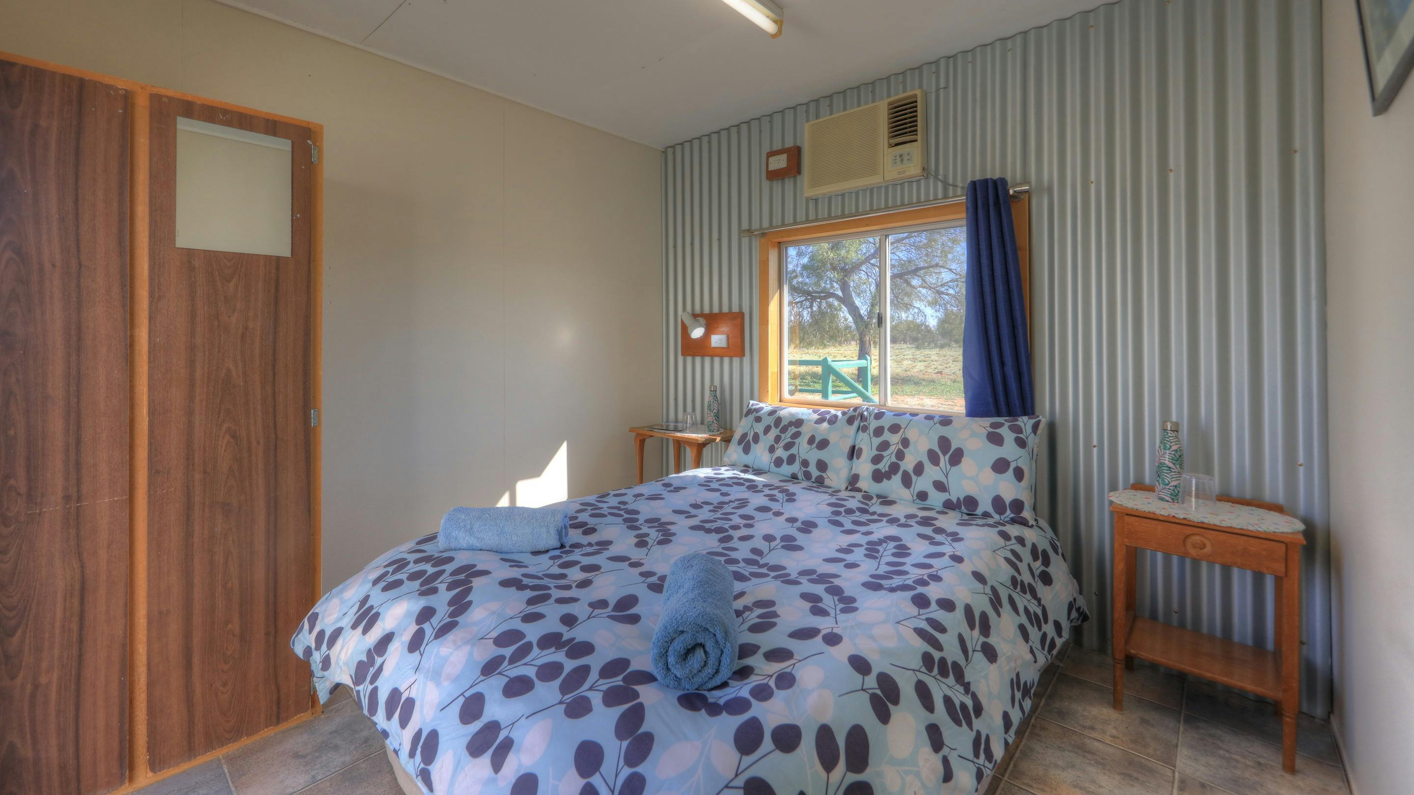 Inside the Double room at the Shearer's Quarters, Charlotte Plains, Outback Queensland