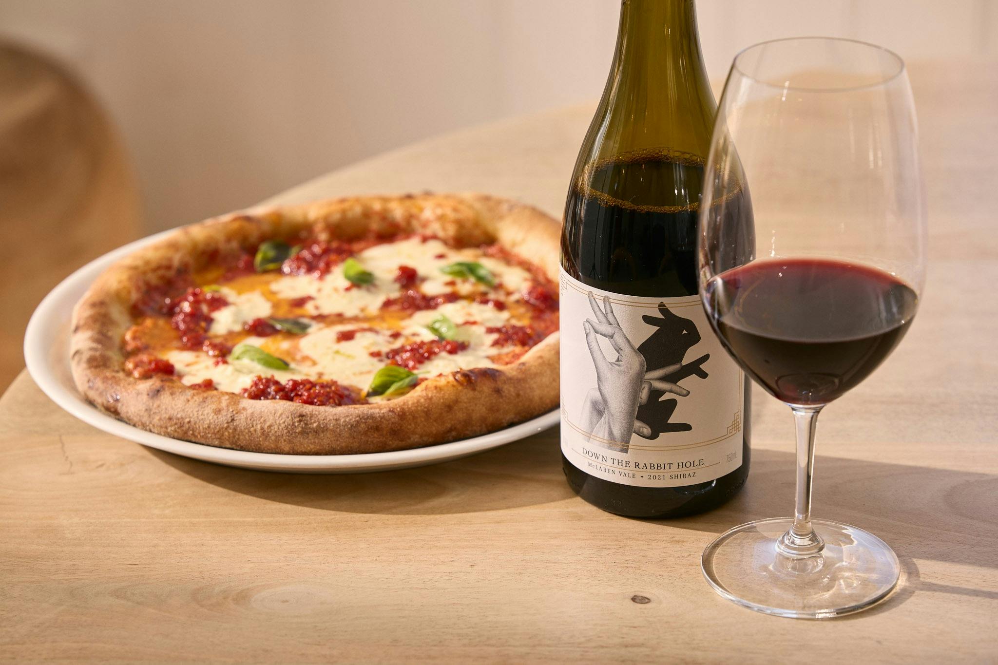 Pizza and Wine Night at Down The Rabbit Hole Wines