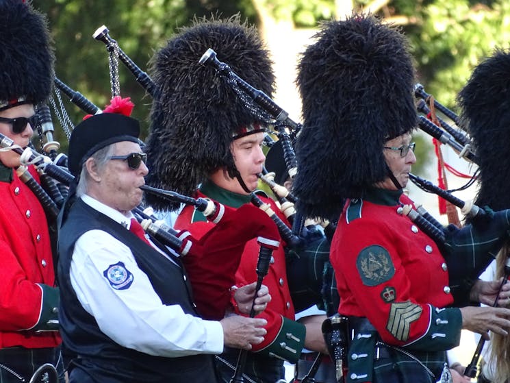 Berry Celtic Festival Pipers