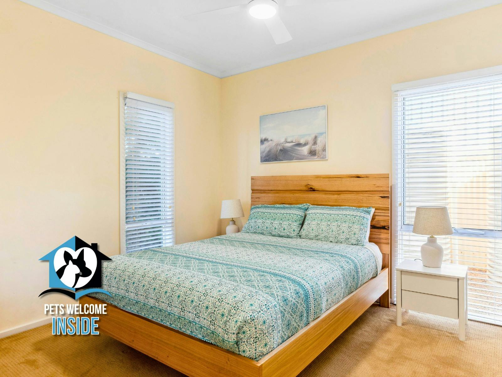 Peaceful Beachside Getaway with Two Living Areas Sleeps Nine