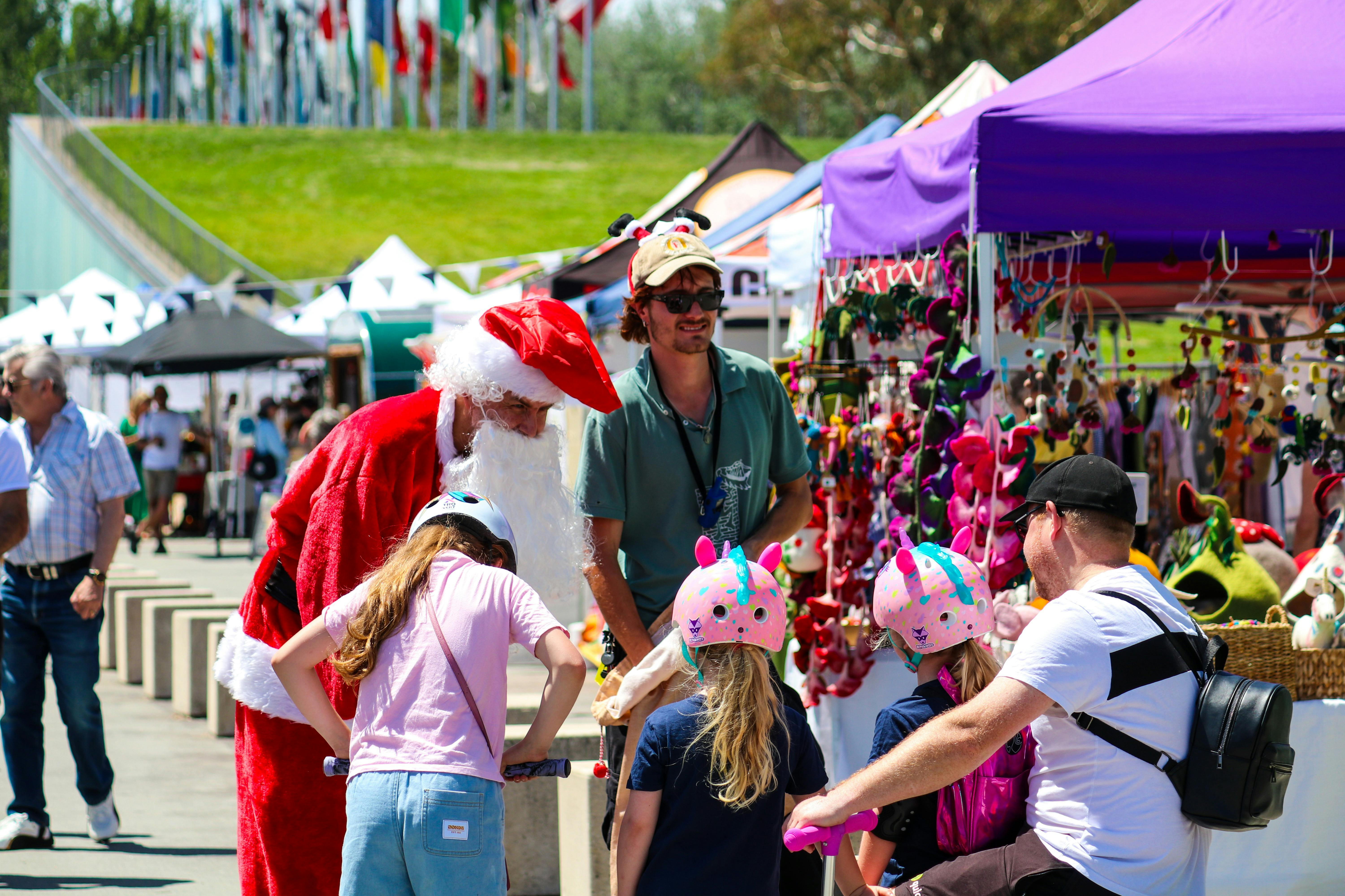 Santa at The Little Burley Market