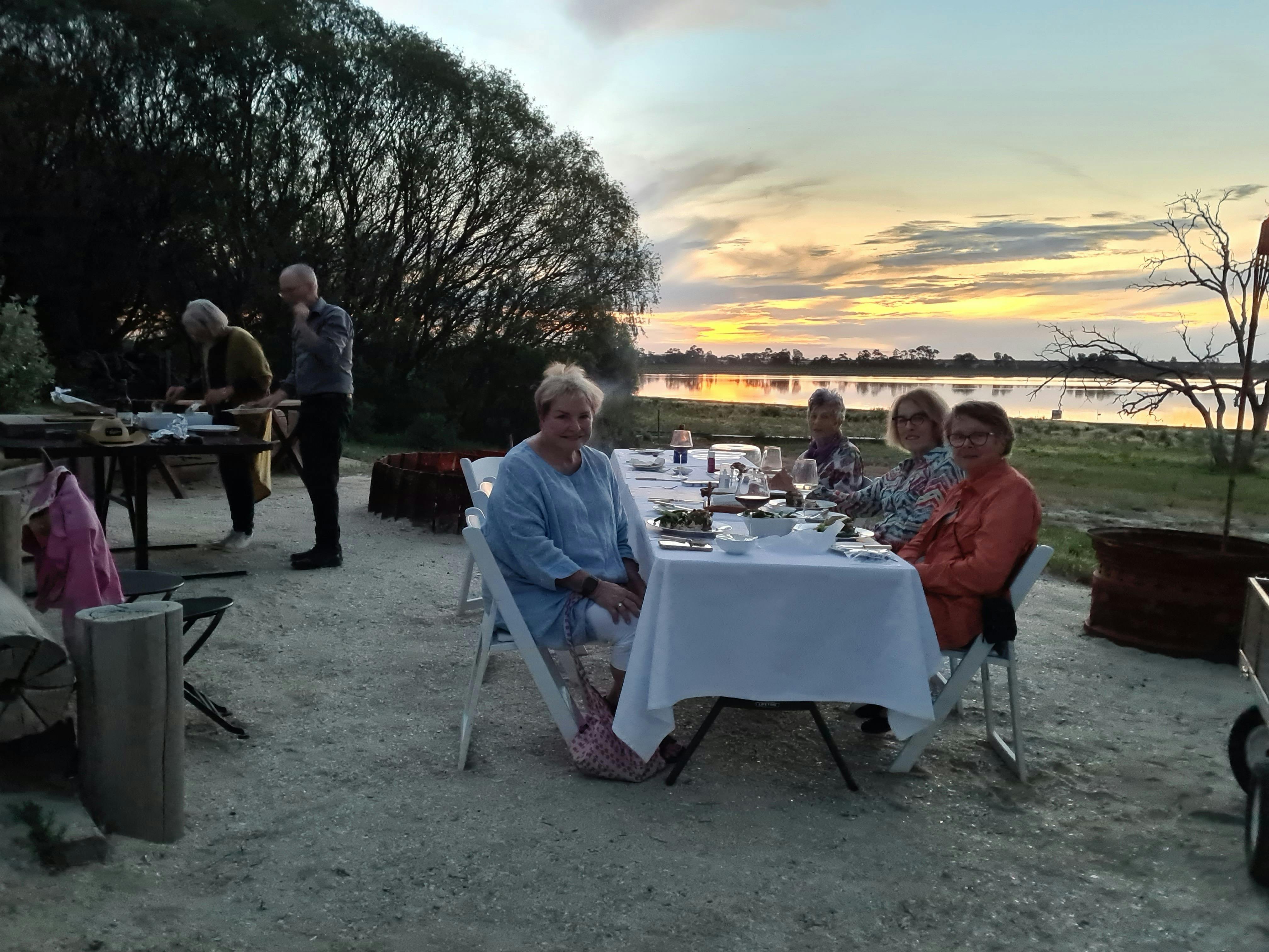 dining under the stars lake paika