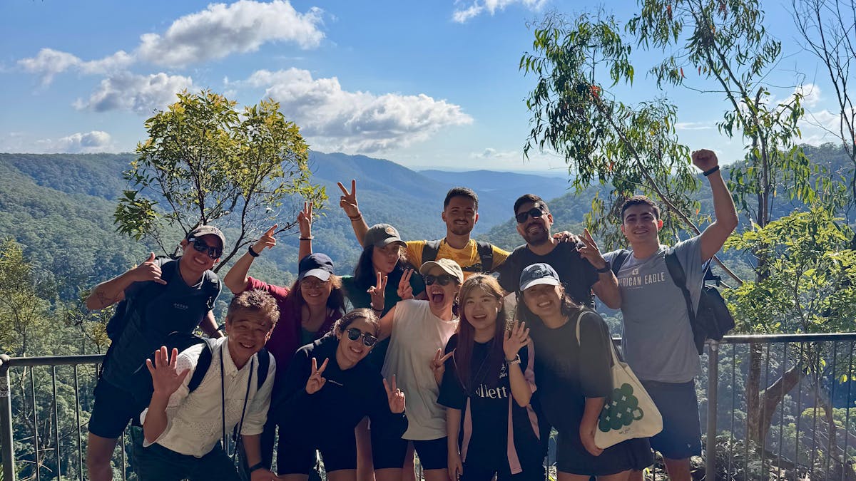 Paradise Tours group at Springbrook National Park