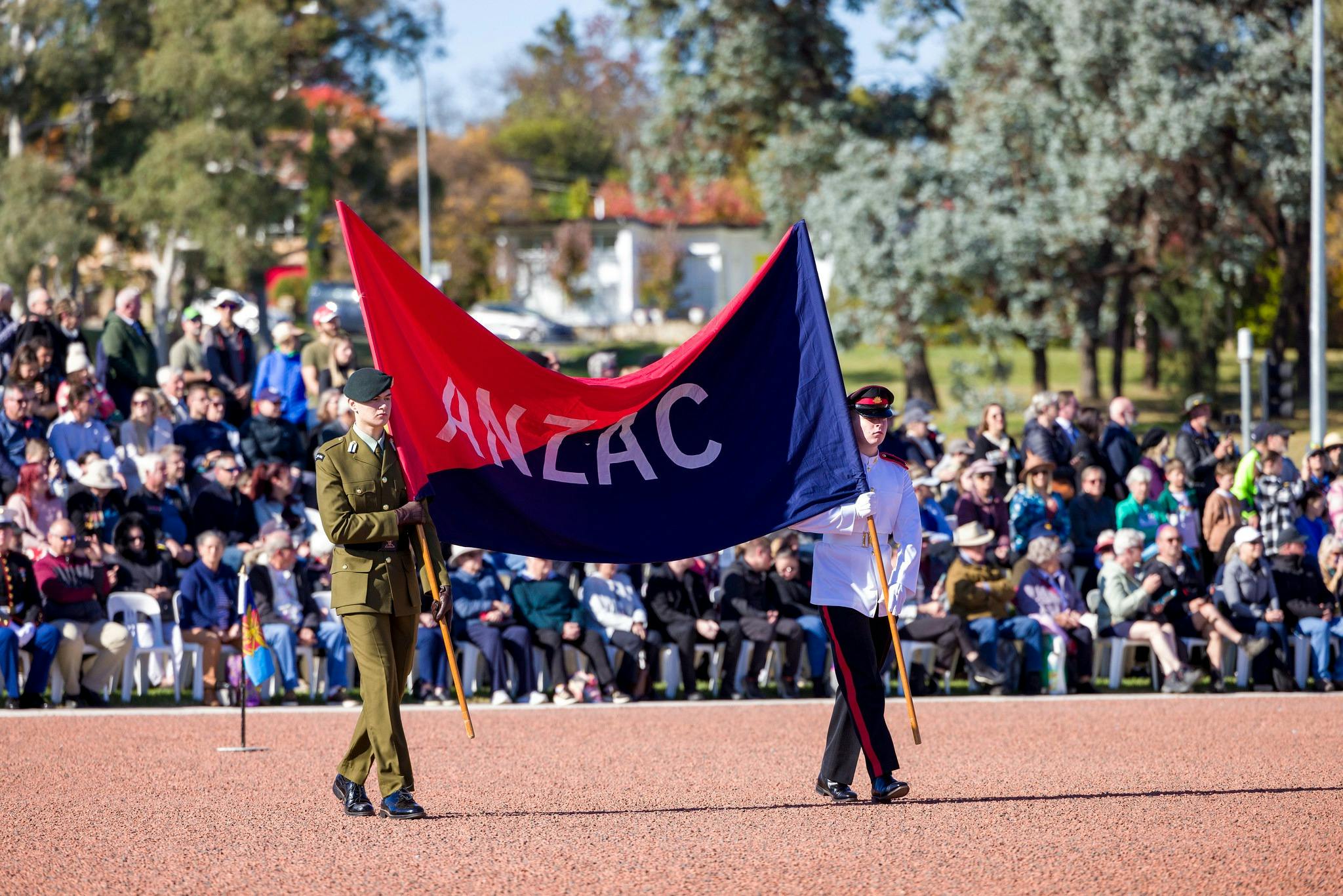 Anzac Day National Commemorative Service including the RSL ACT Branch Veterans' March