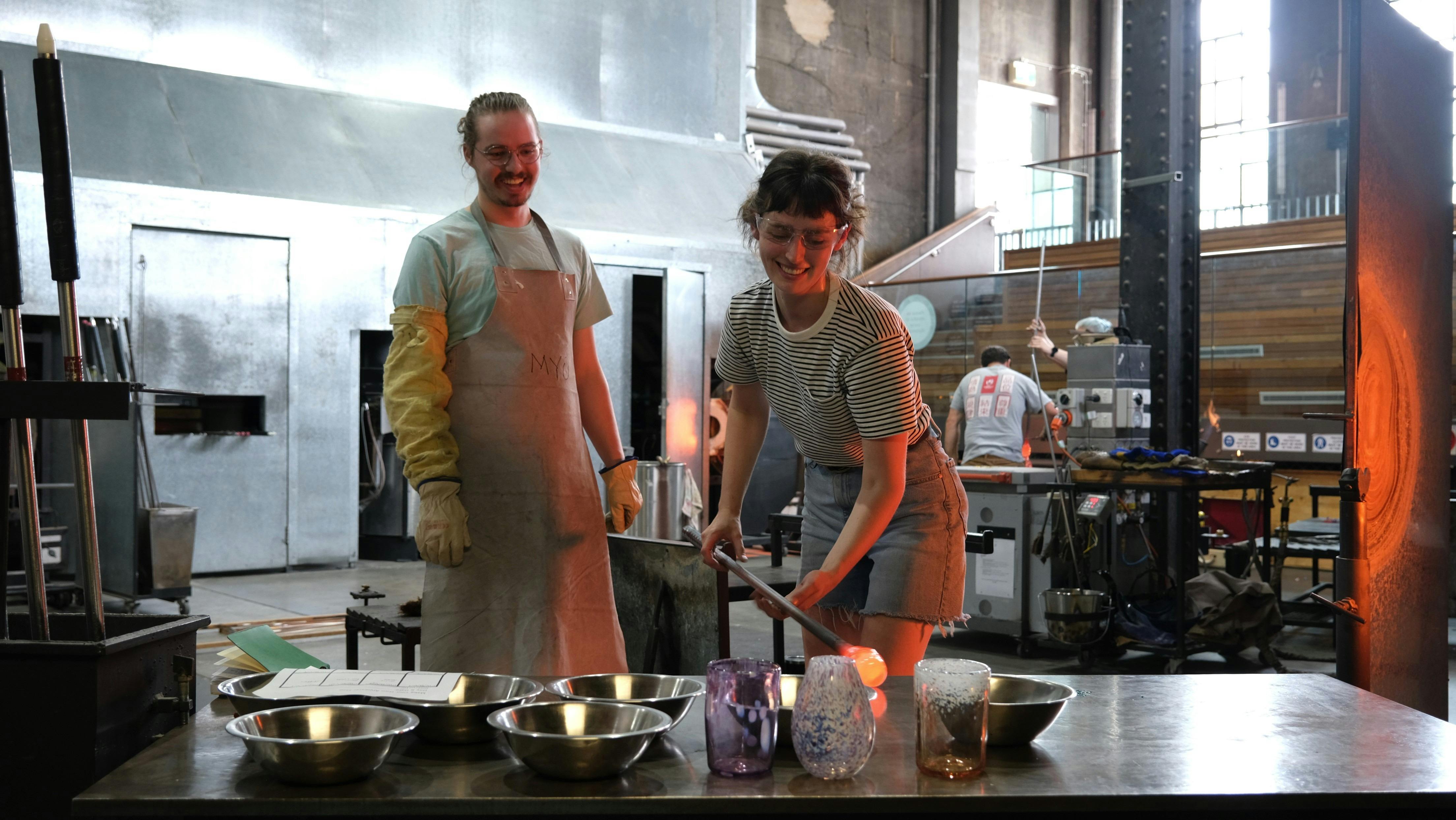 Glass Blowing Experience at Canberra Glassworks