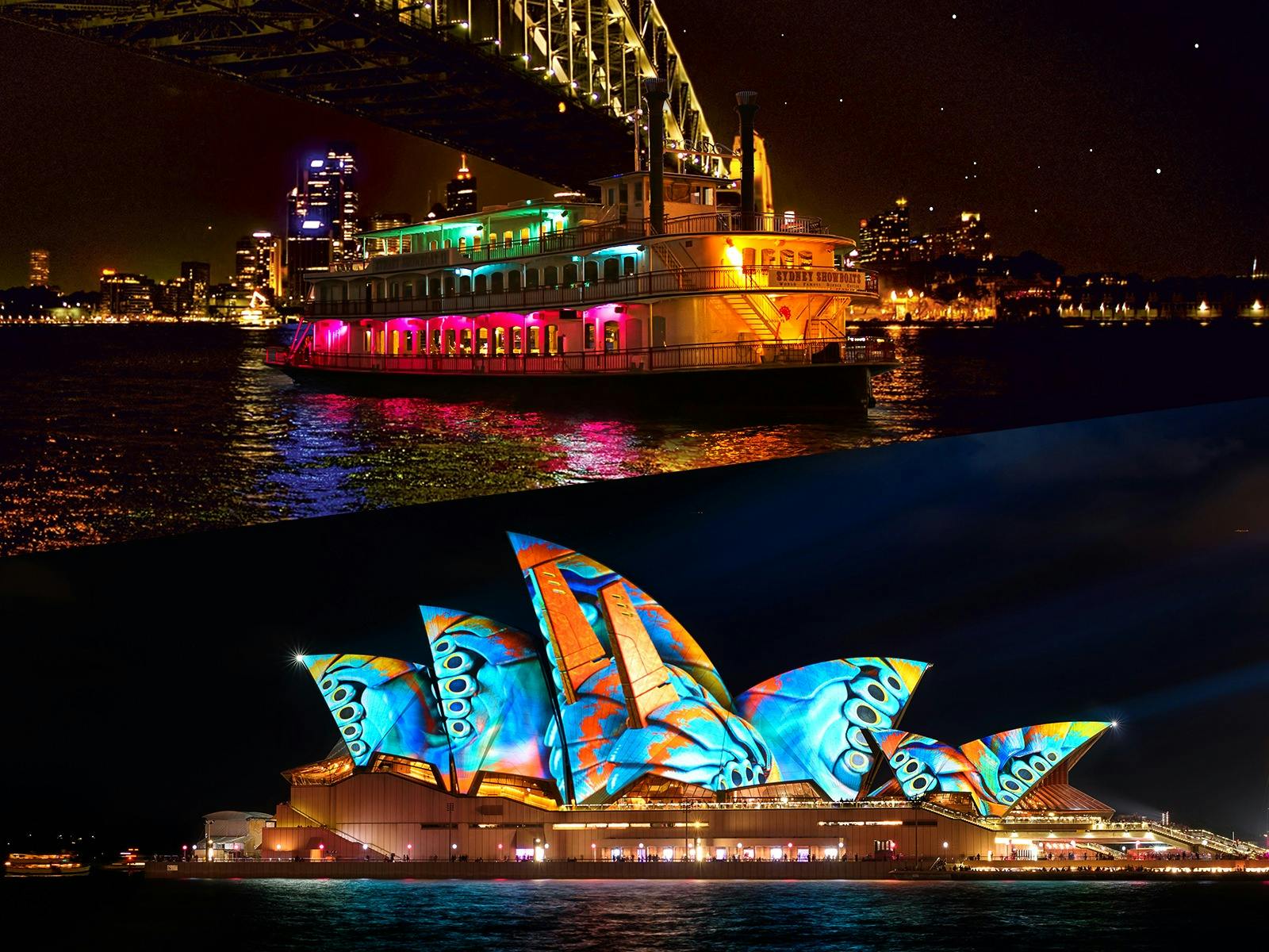 Experience Vivid Sydney From on Board A Luxury Vivid Cruise Sydney