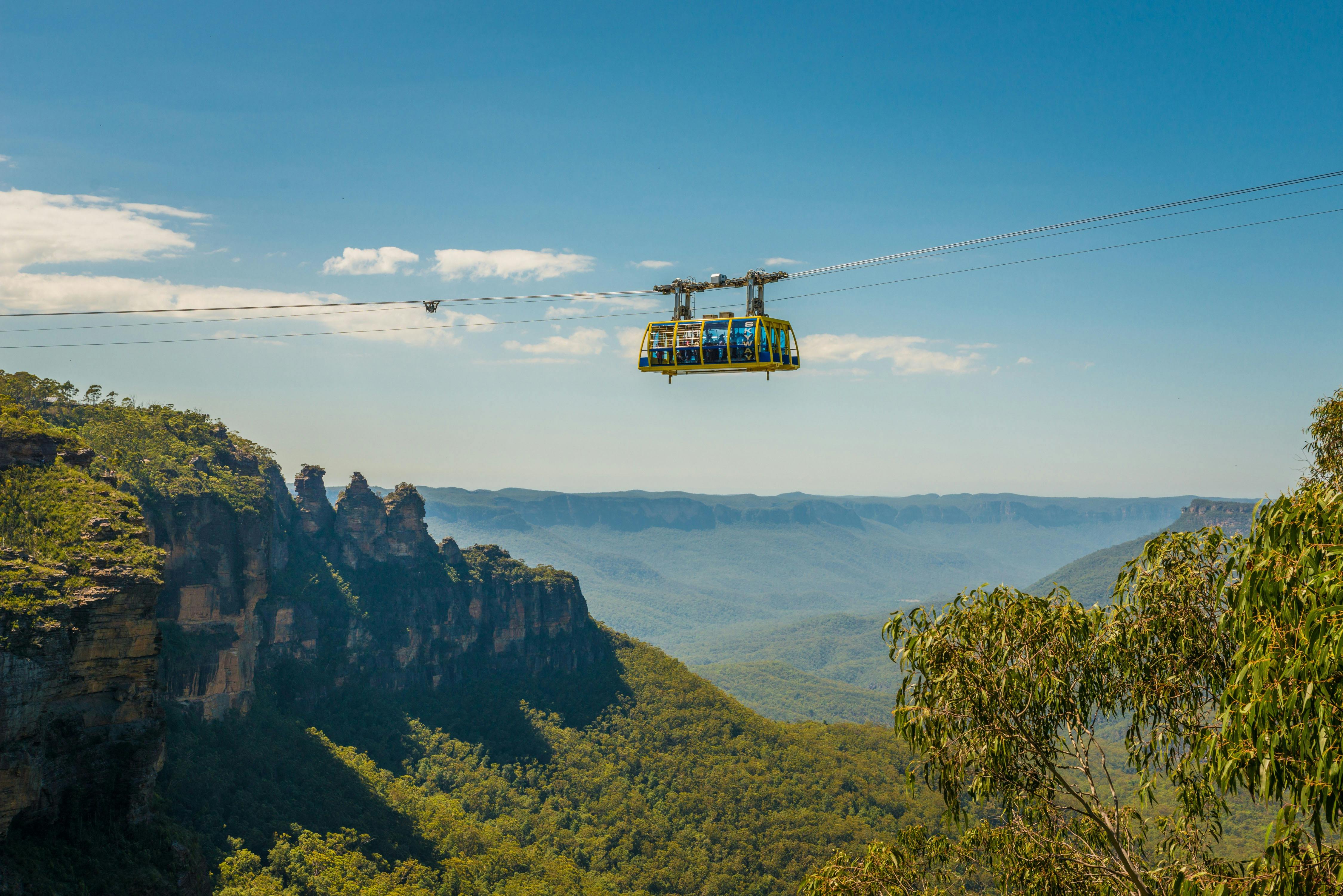 Enjoy the thrilling rides at Scenic World
