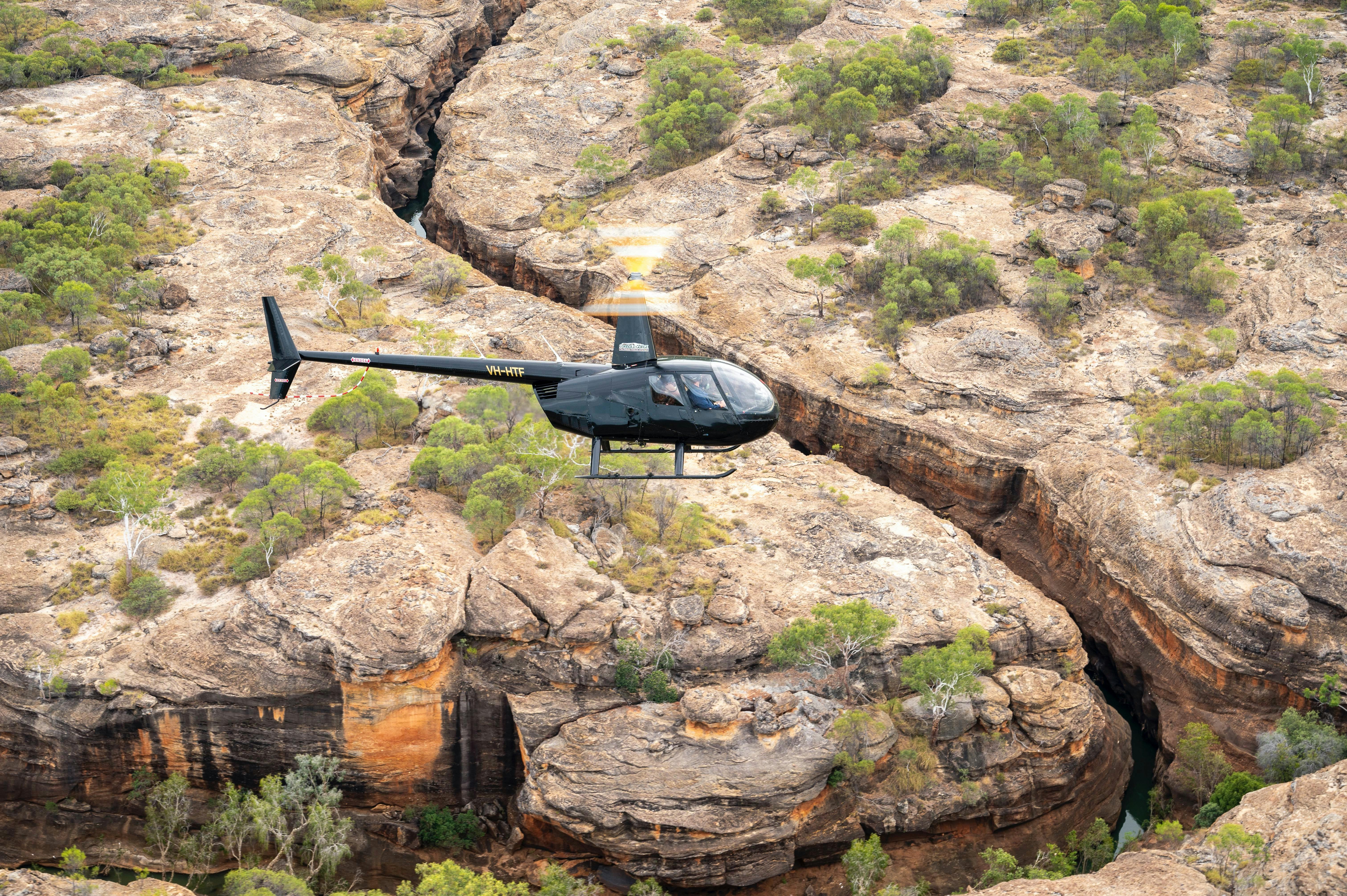 Heli over Cobbold Gorge