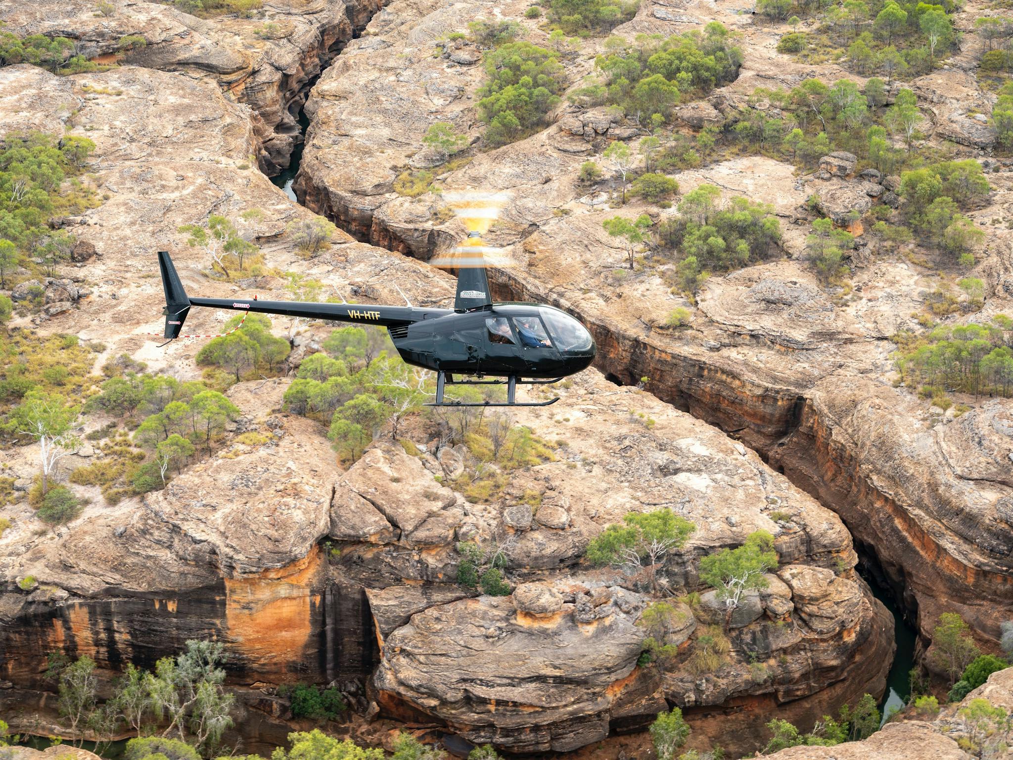 Heli over Cobbold Gorge Heli over Cobbold Gorge