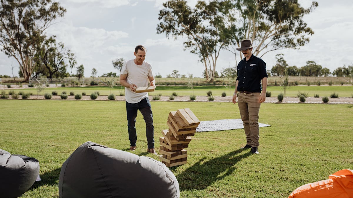 We have numerous lawn games or grab a picnic blanket and enjoy some time in the sun.