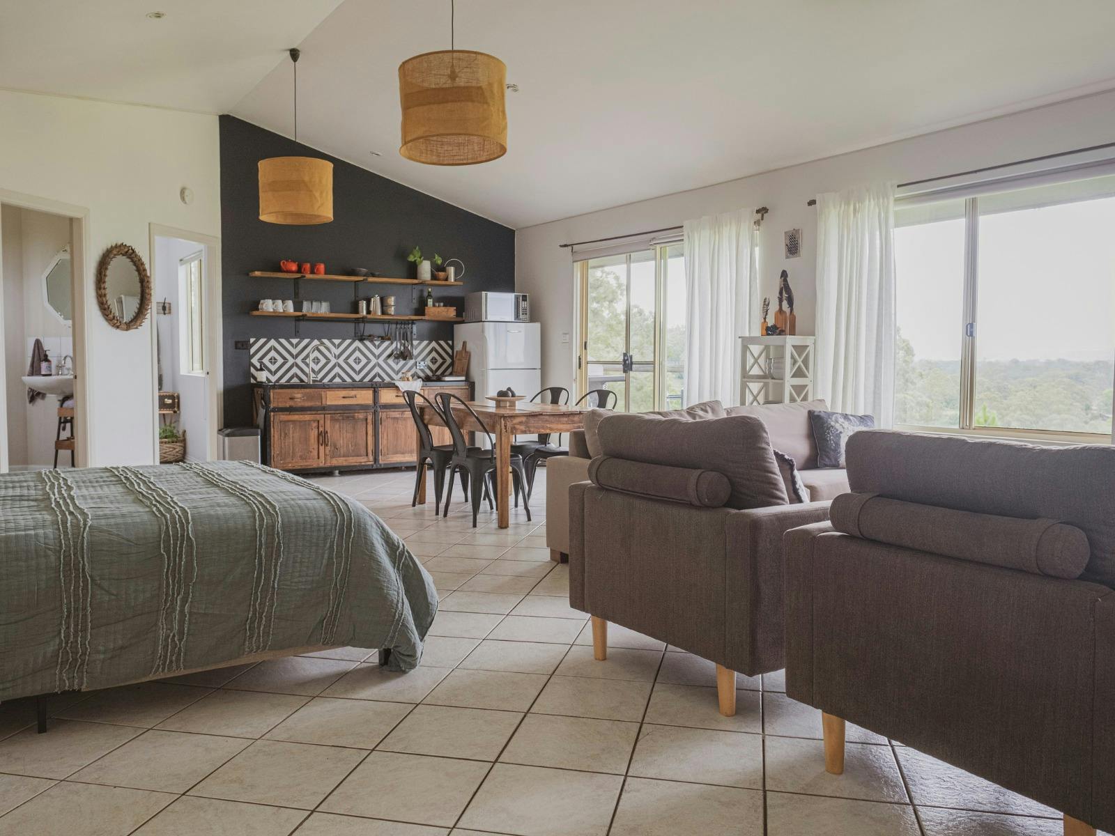 Quirky studio interior