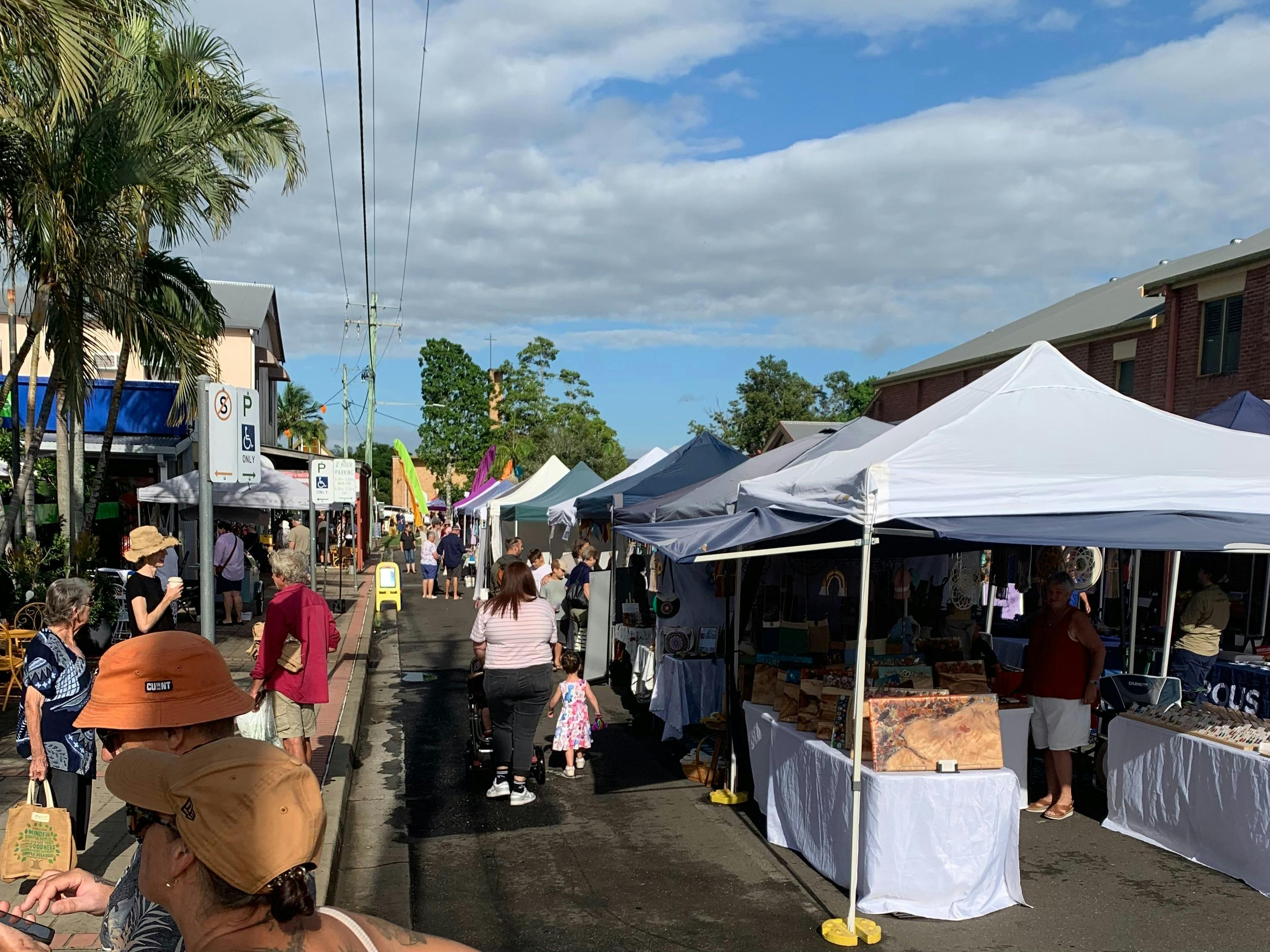 Kyogle Bazaar Stalls at Stratheden Street Markets