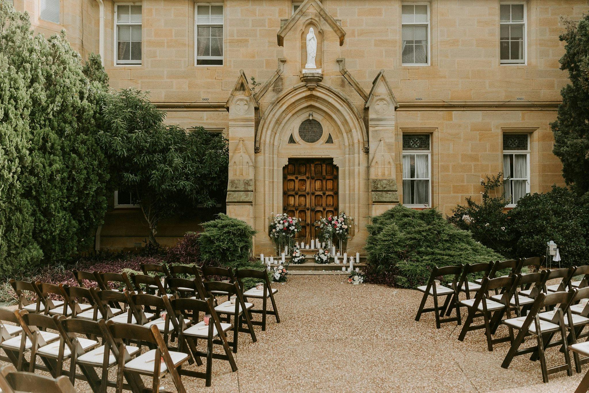 A stunning wedding ceremony location, Abbey Boutique Hotel Warwick QLD Australia