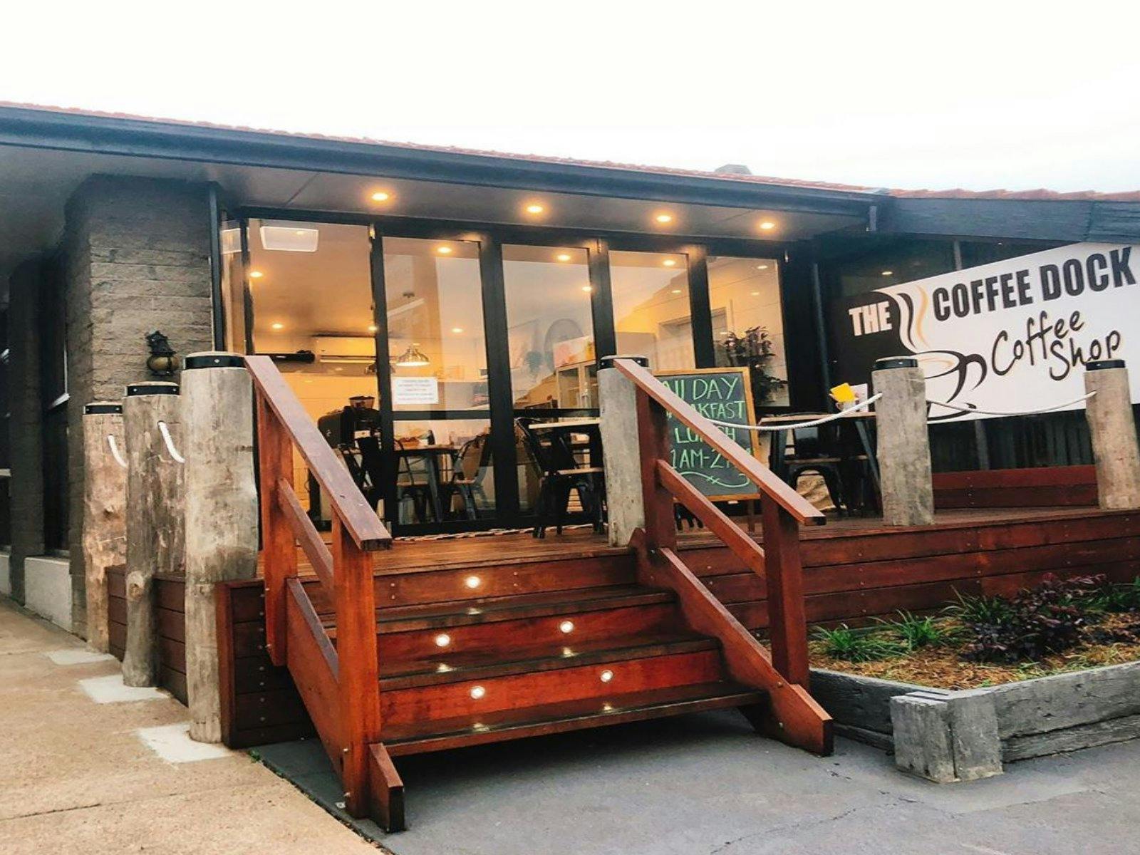 Outside deck perfect spot for a coffee.