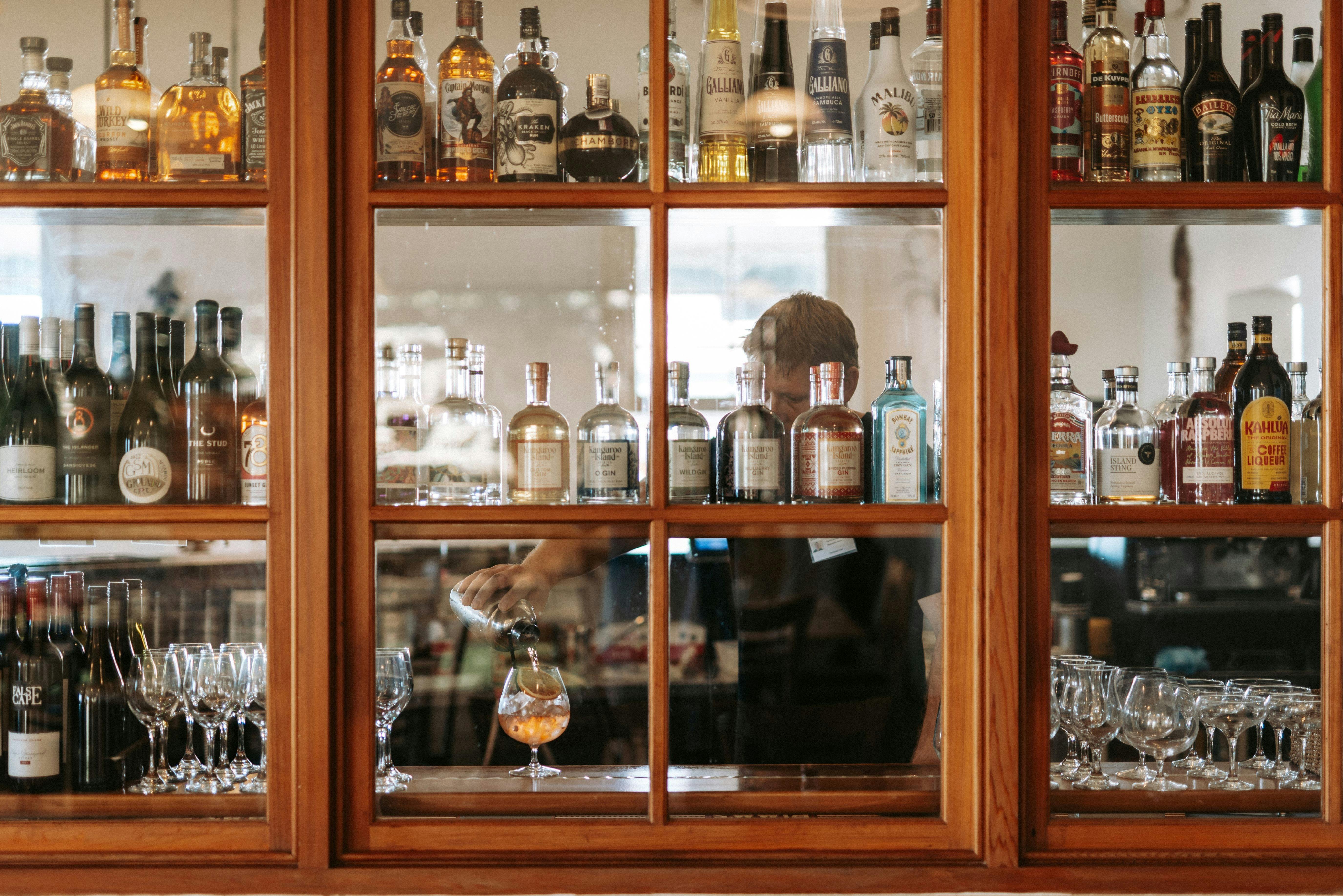The Penneshaw Pub front bar is a great place to meet the locals