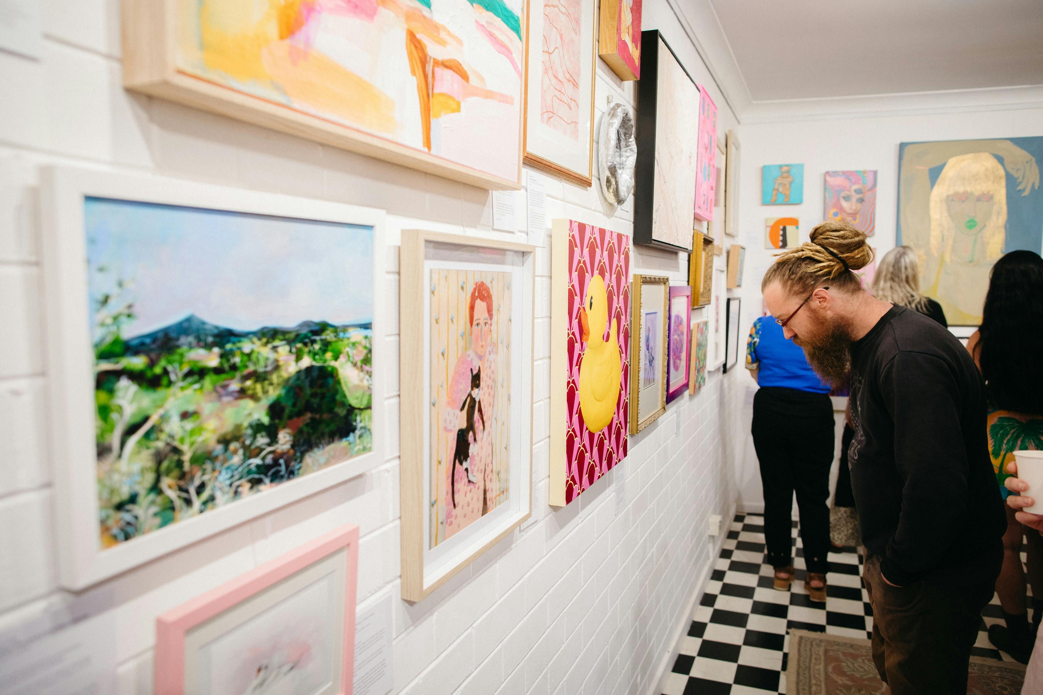 Art at the Fairy Floss Fantasy exhibition