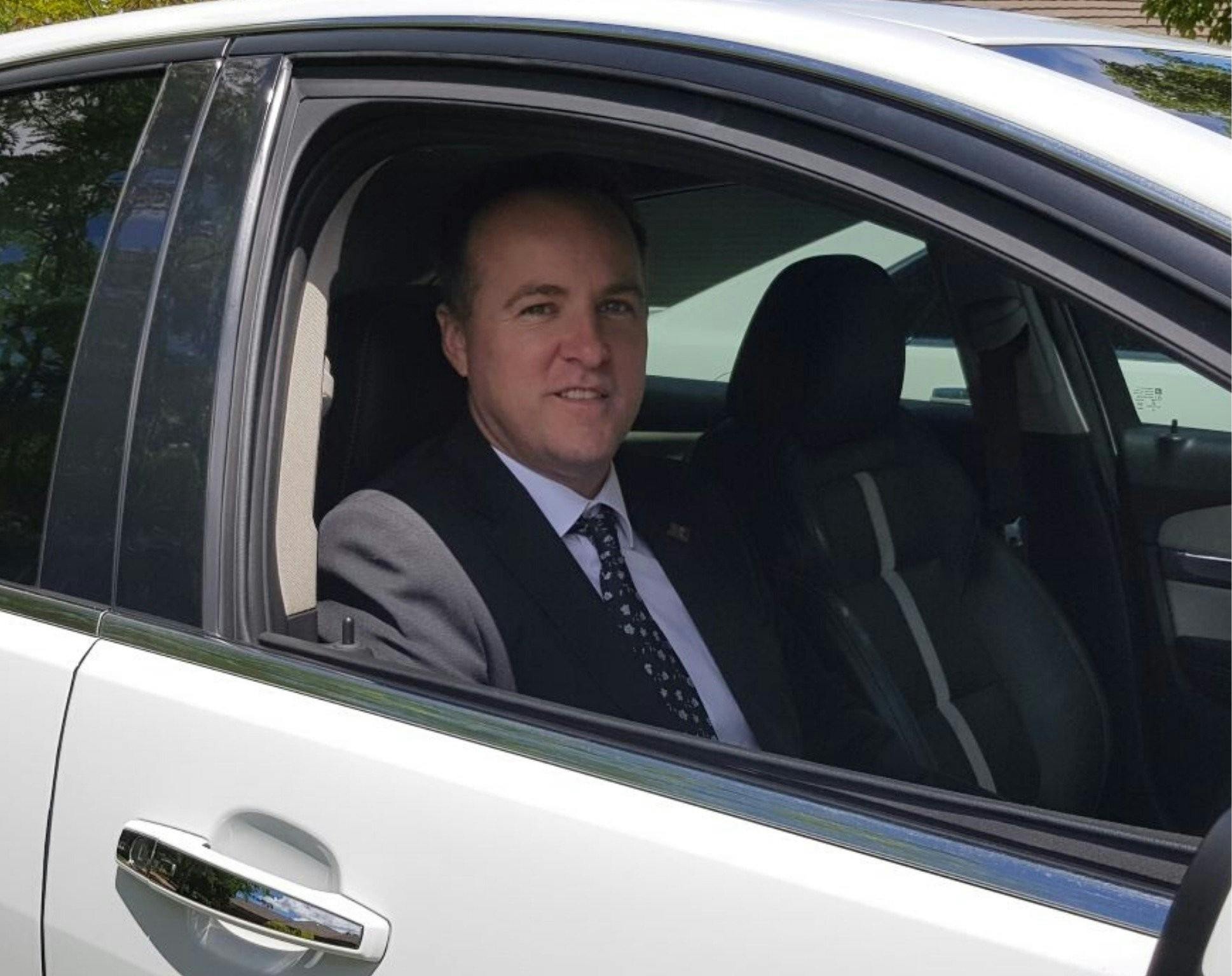 Driver Matt is an affable companion for your luxury tour.