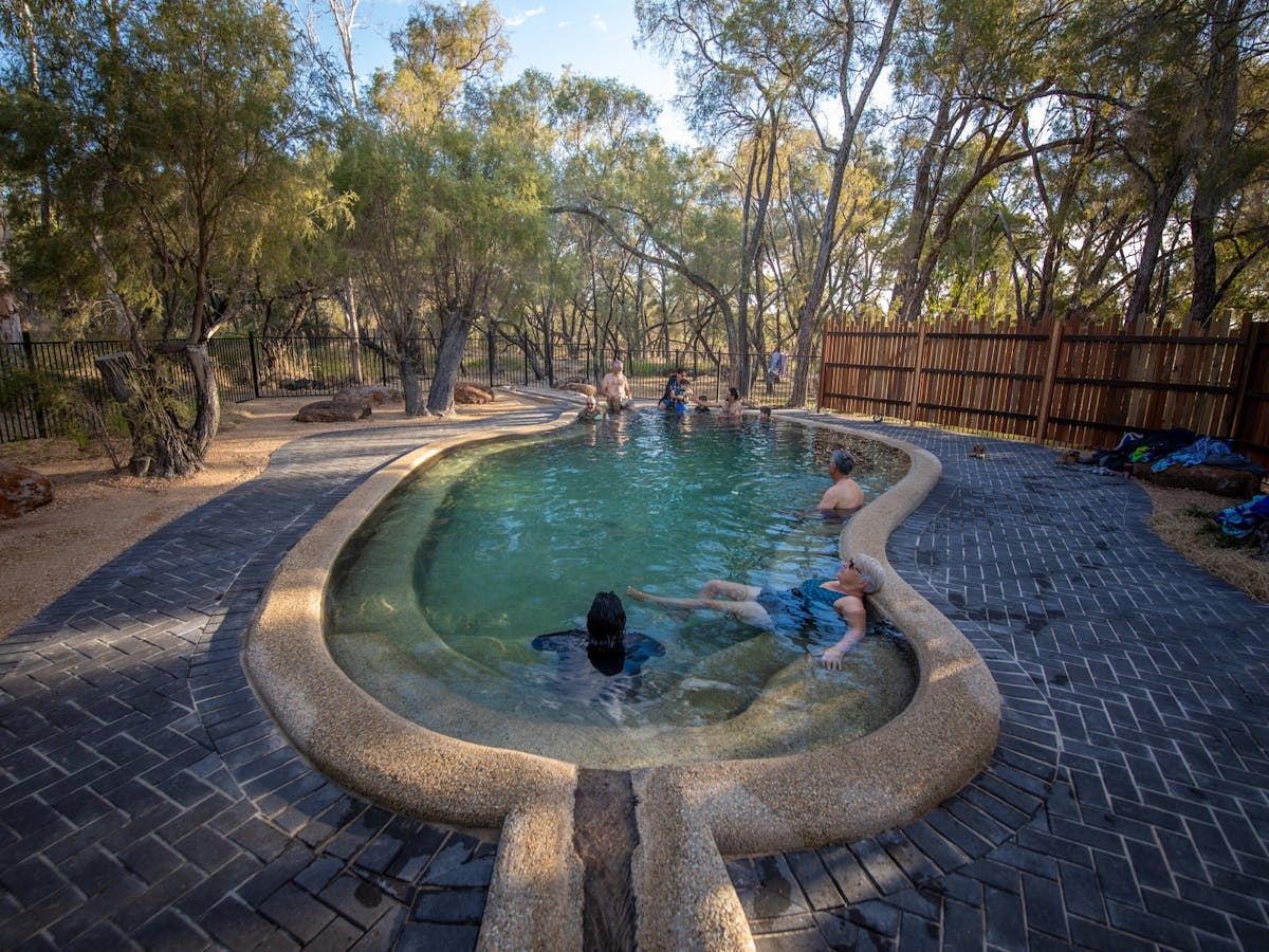 Springs bathing pool at Talaroo