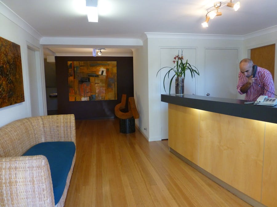 Reception area