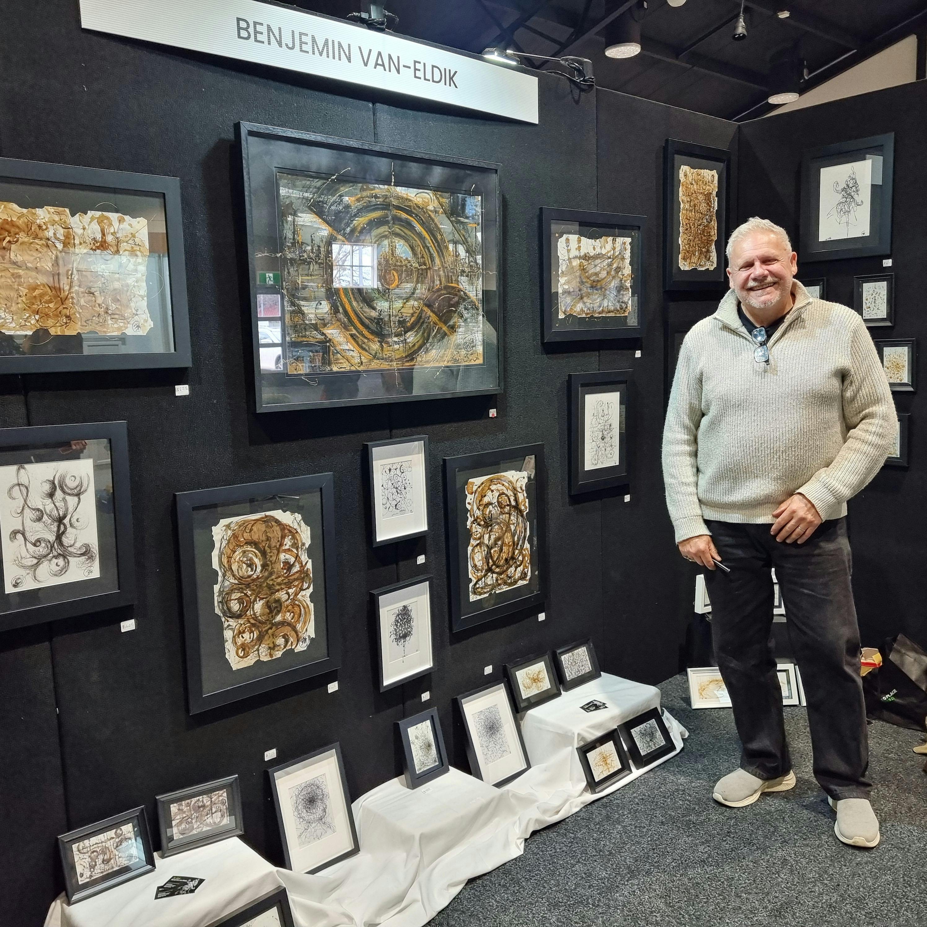 Benjemin Van Eldok a exhibiting artist from Bungendore.