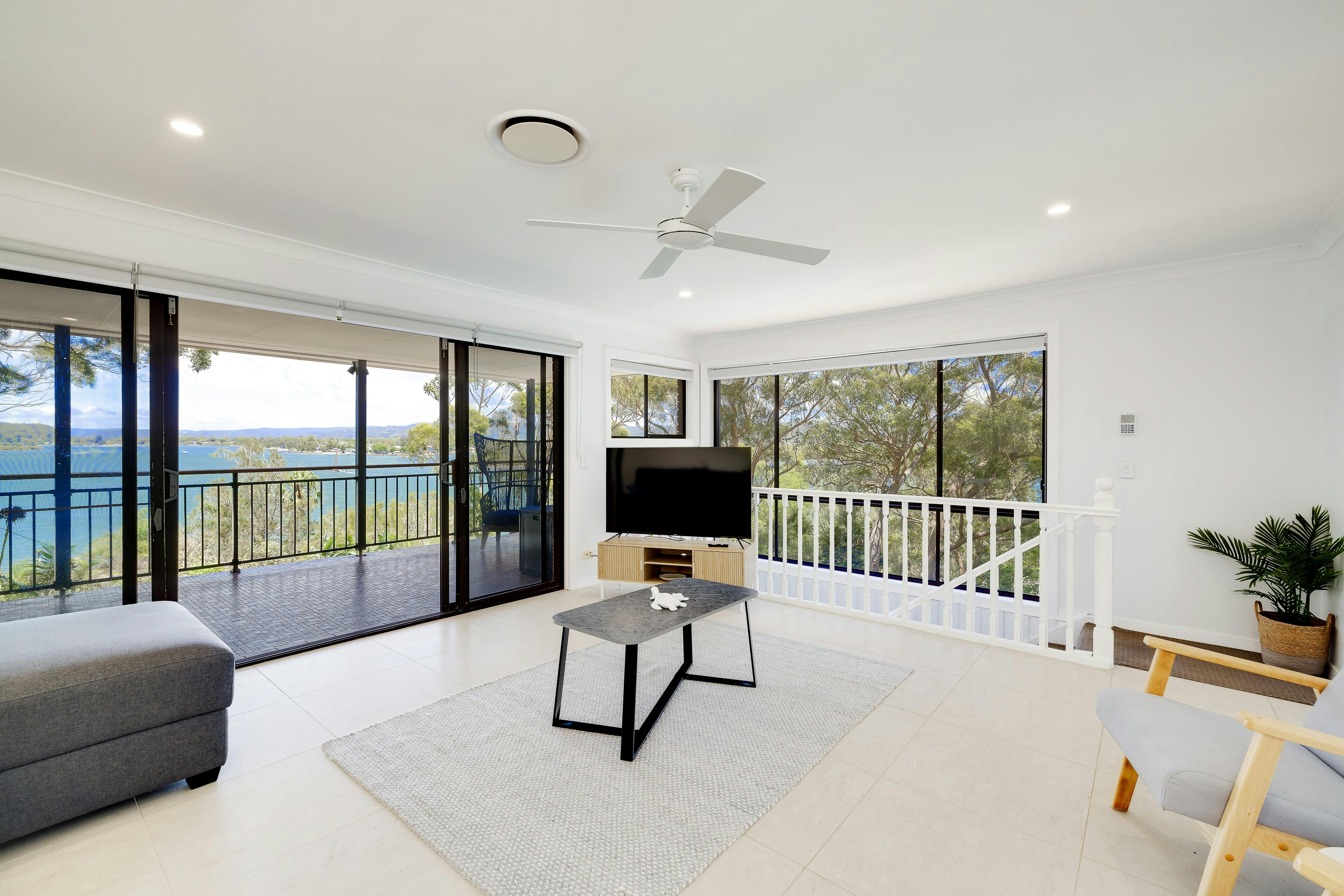 Lounge room with amazing views